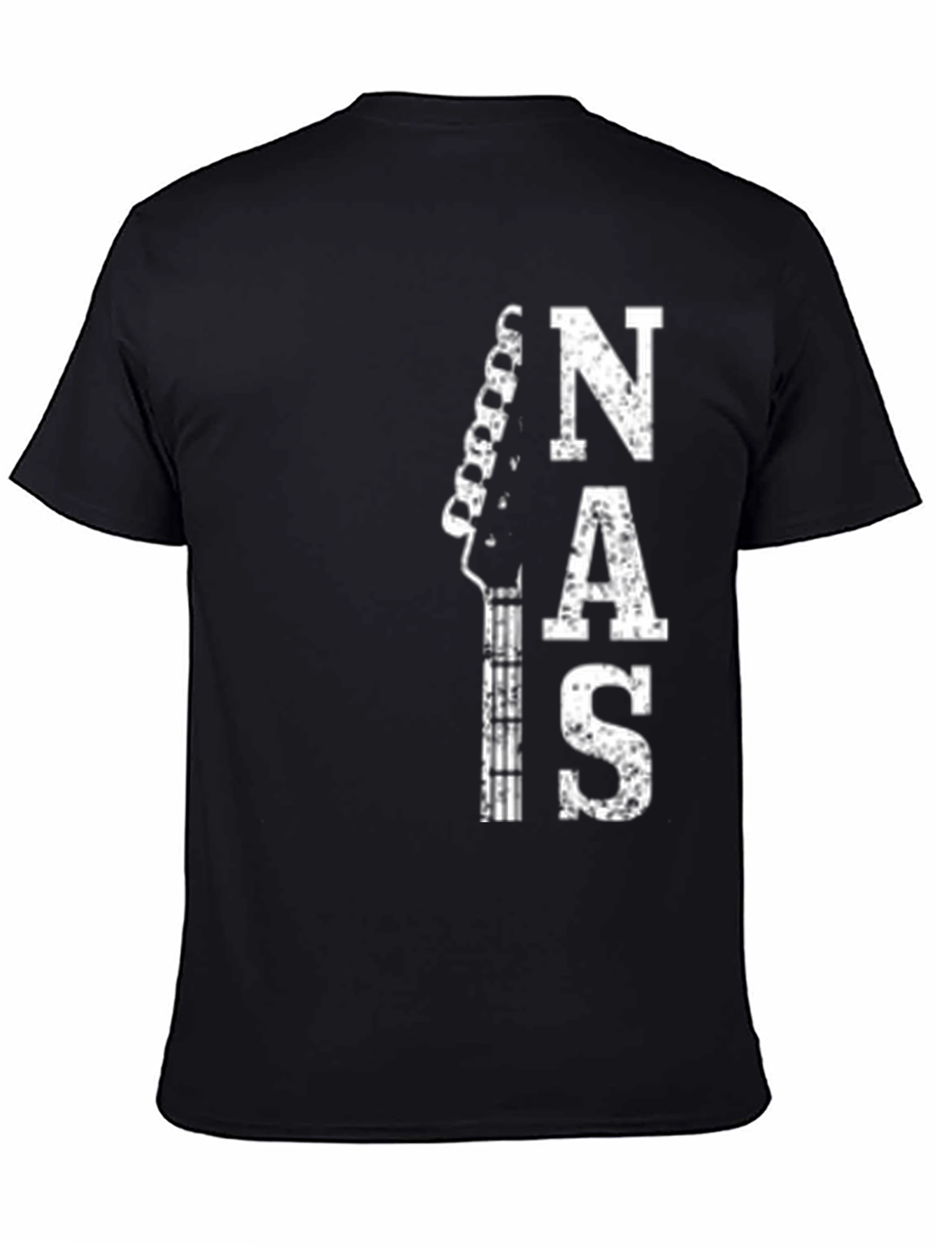 NAS is Guitar Black T-Shirt
