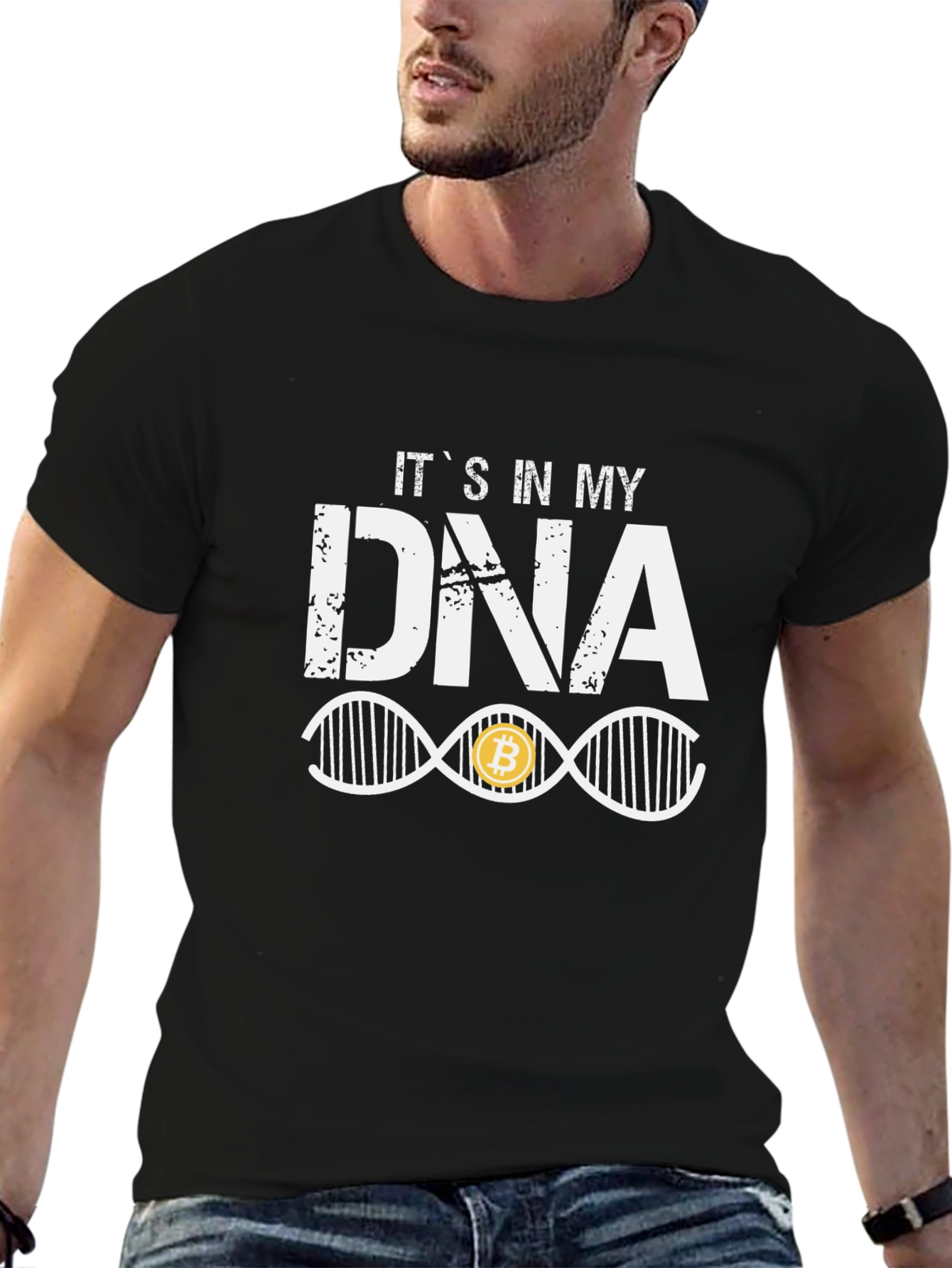 Bitcoin DNA T-Shirt - Crypto Enthusiast Tee