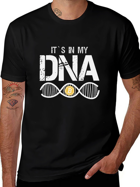 Bitcoin DNA T-Shirt - Crypto Enthusiast Tee