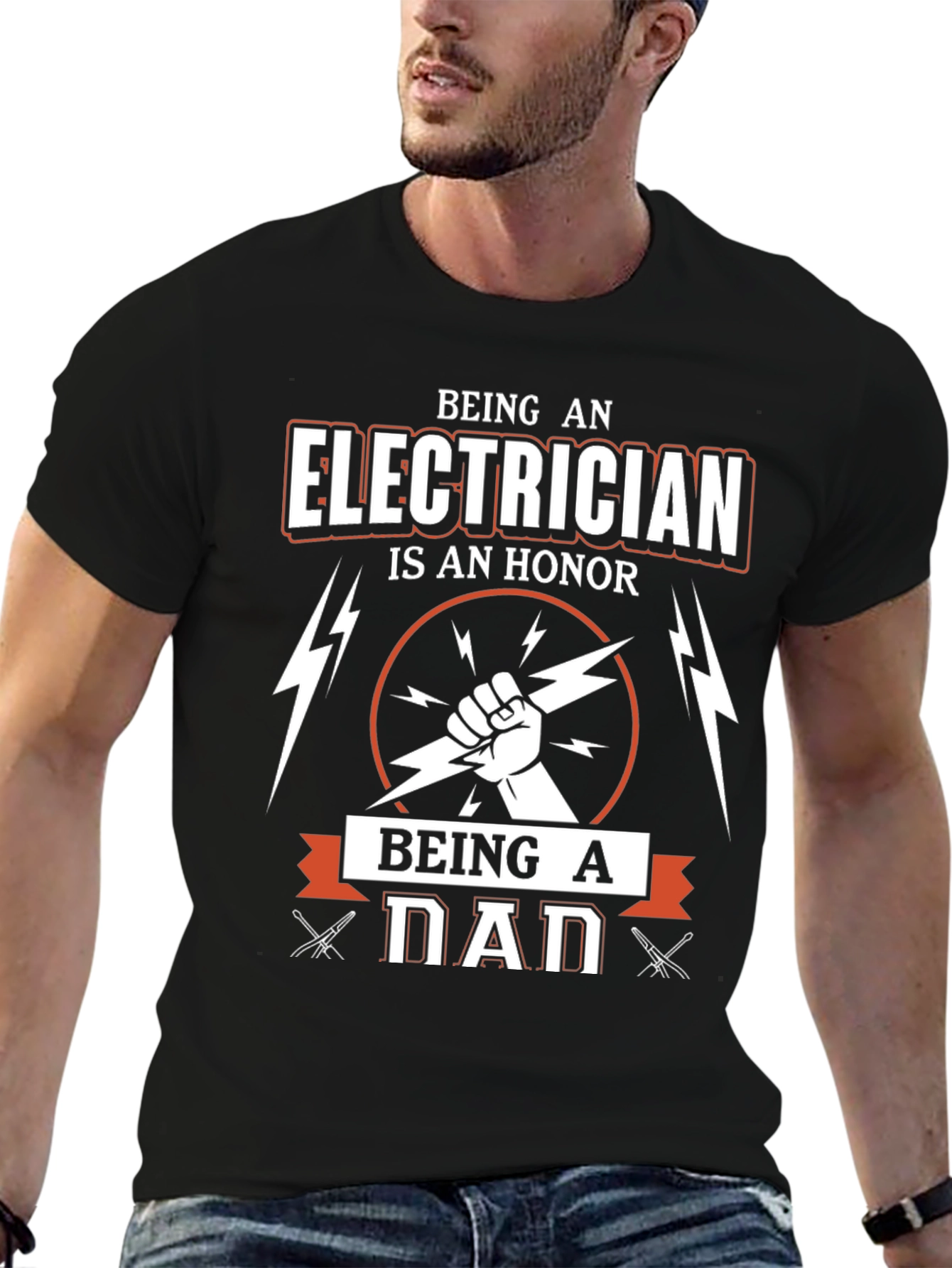 Electrician Dad T-Shirt - Honor & Pride