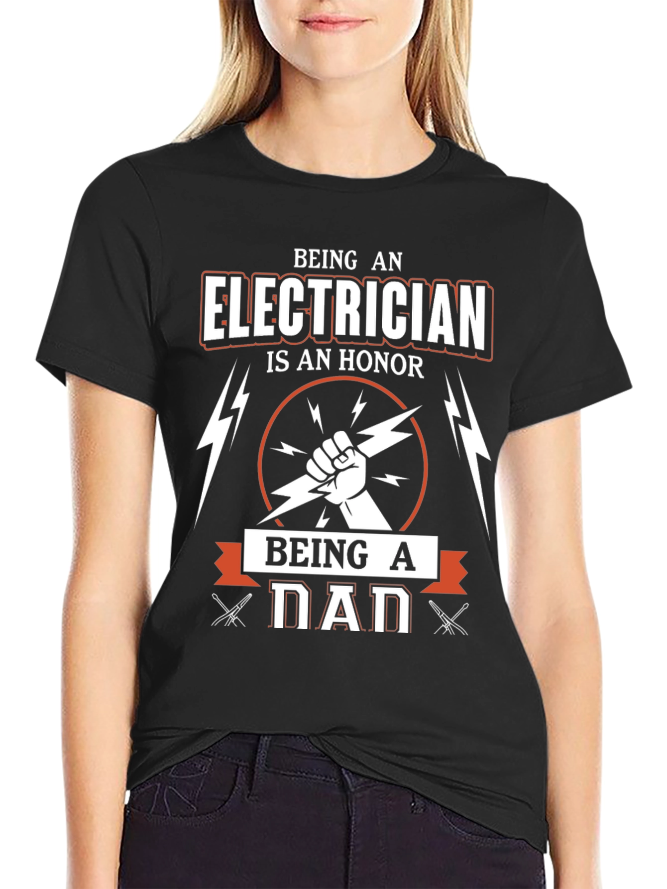 Electrician Dad T-Shirt - Honor & Pride