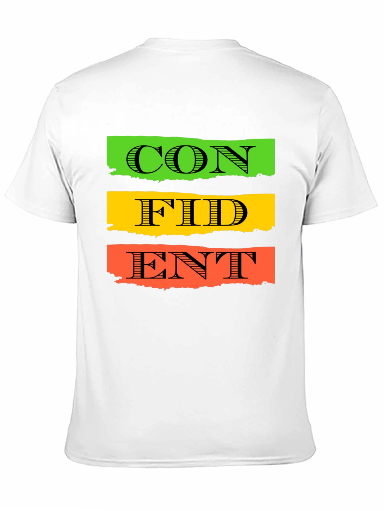 Confident Typography T-Shirt - Black