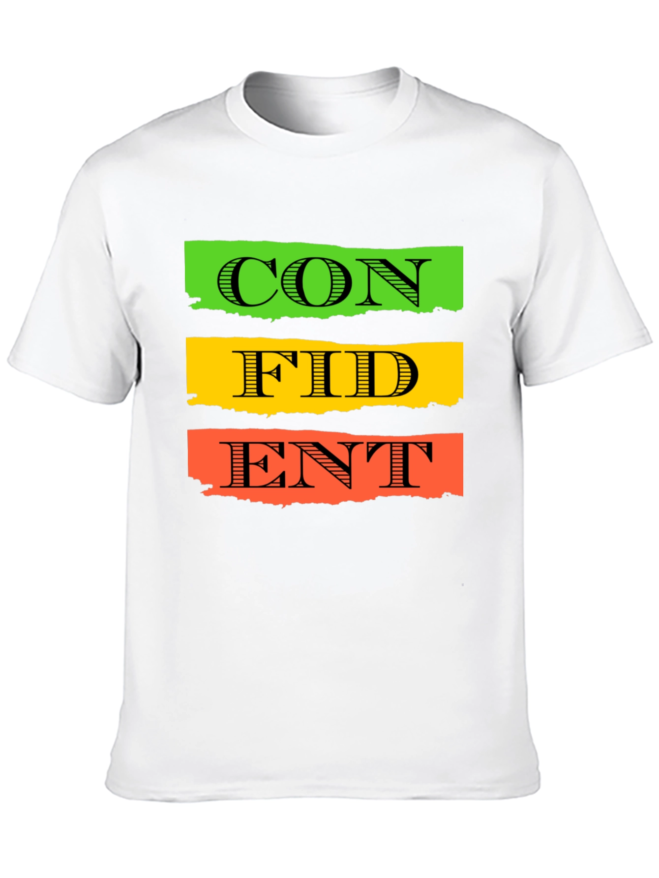 Confident Typography T-Shirt - Black
