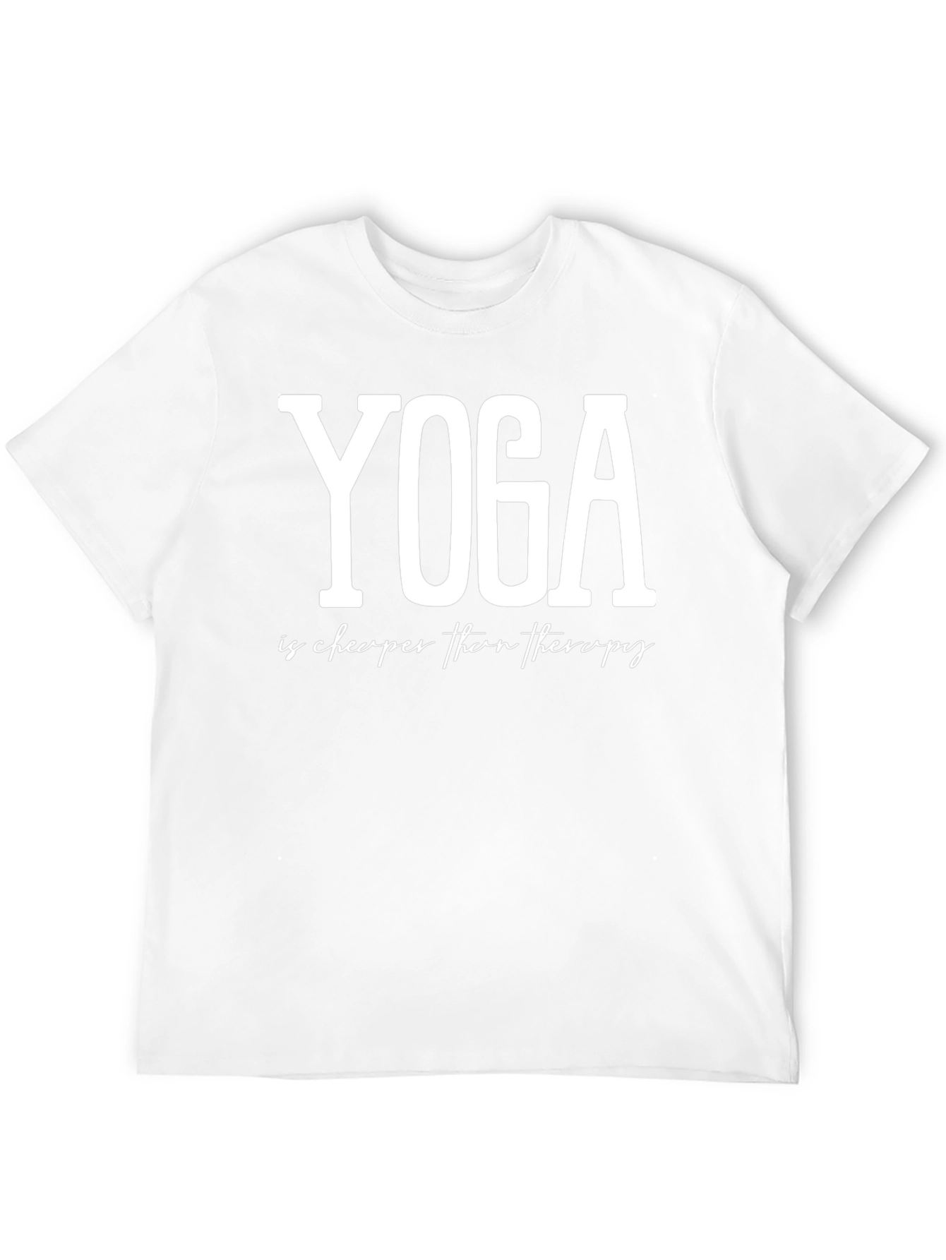 Yoga is Cheaper Than Therapy Graphic Tee