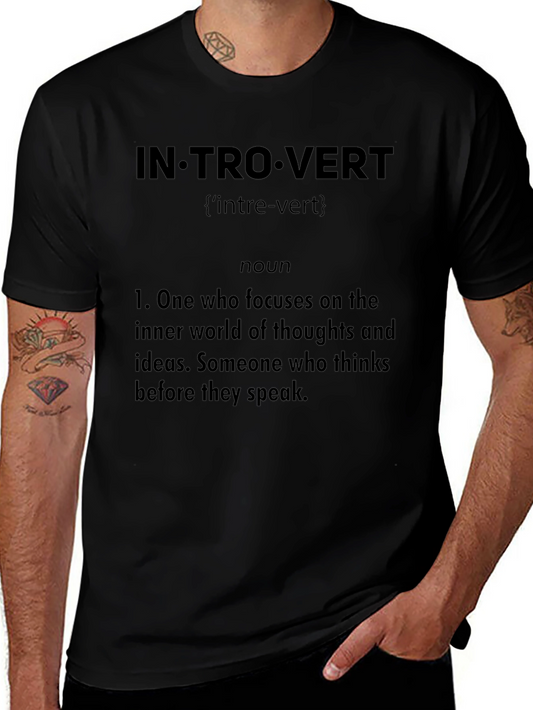 Introvert Definition Graphic T-Shirt