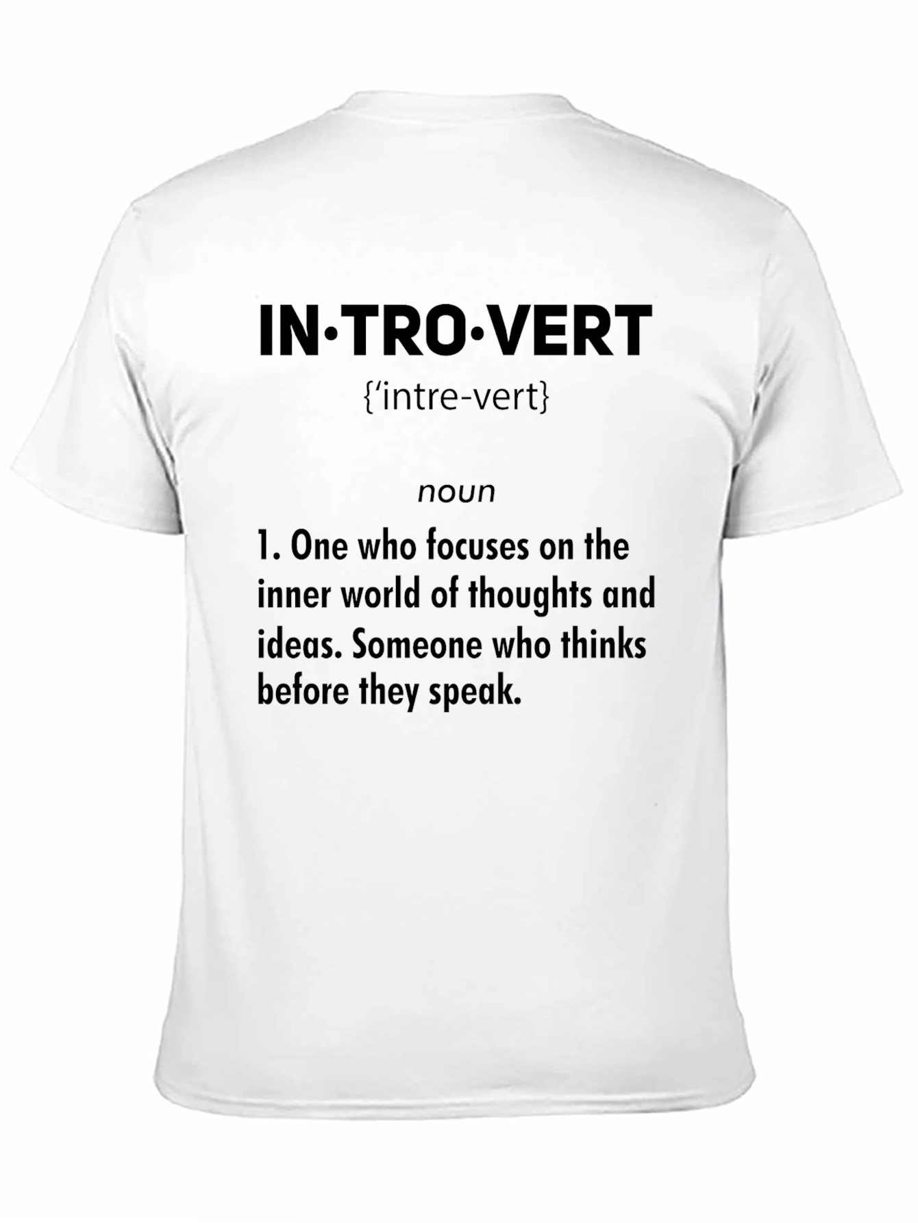 Introvert Definition Graphic T-Shirt