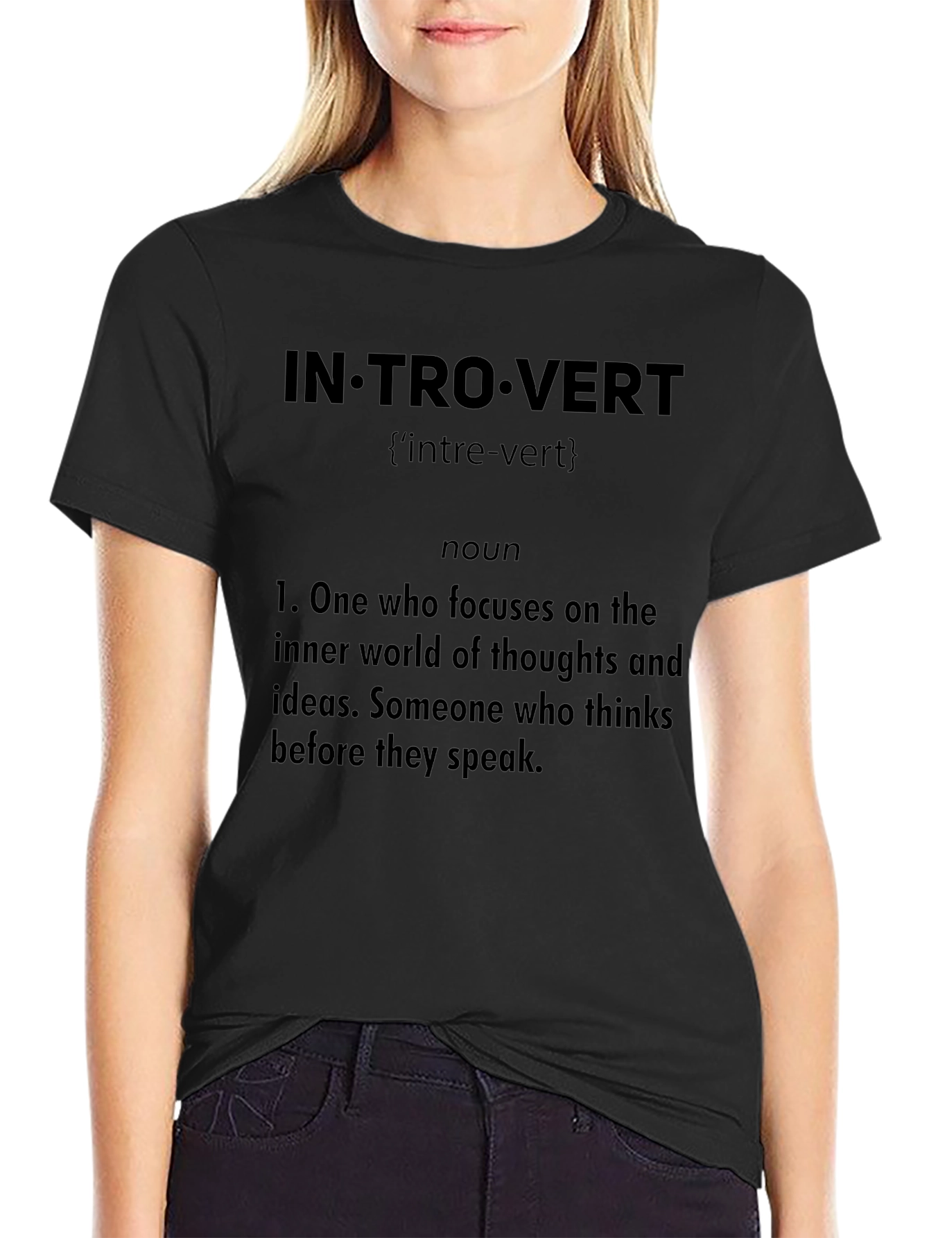 Introvert Definition Graphic T-Shirt