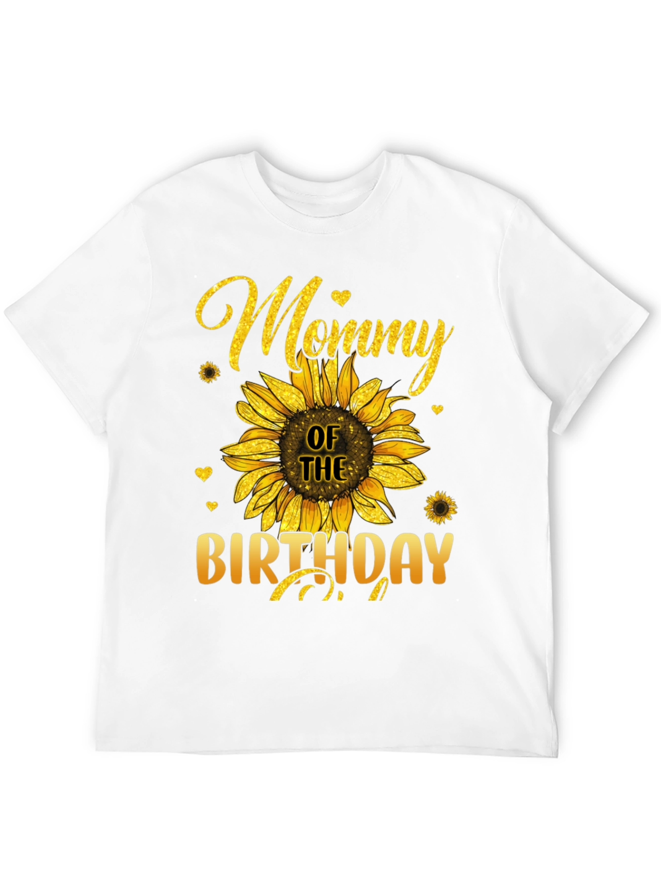 Mommy of the Birthday Girl Sunflower T-Shirt