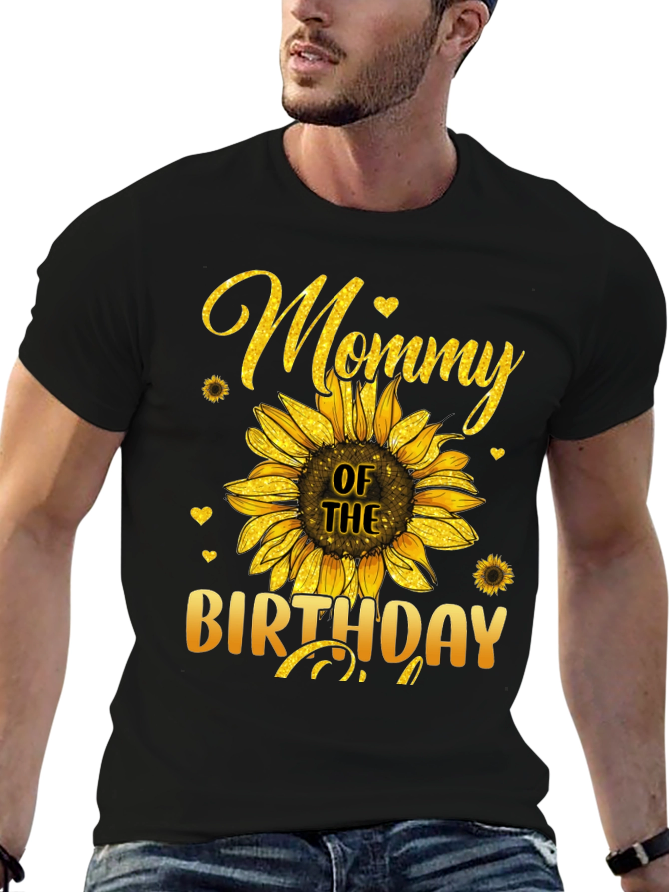 Mommy of the Birthday Girl Sunflower T-Shirt