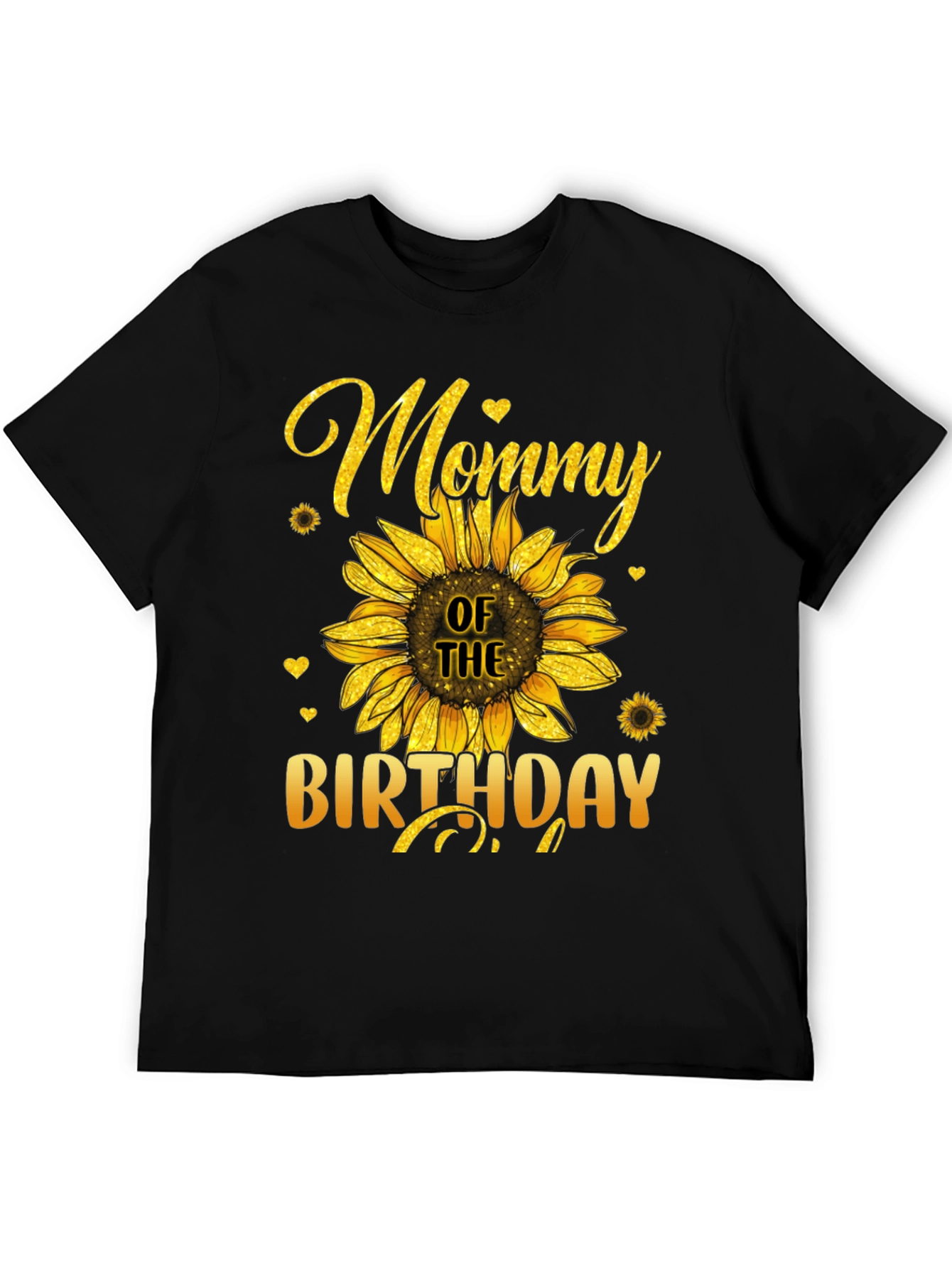 Mommy of the Birthday Girl Sunflower T-Shirt
