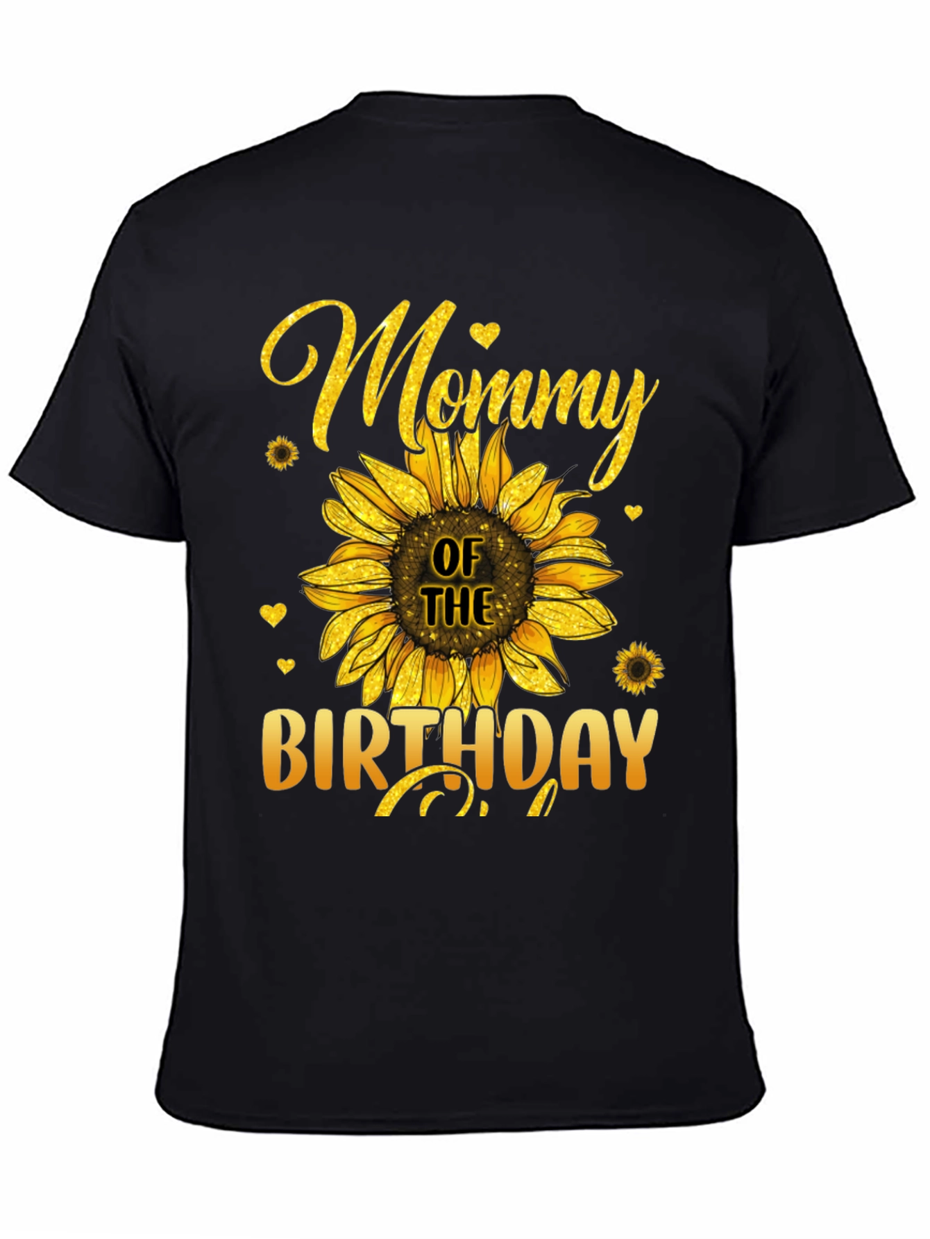 Mommy of the Birthday Girl Sunflower T-Shirt
