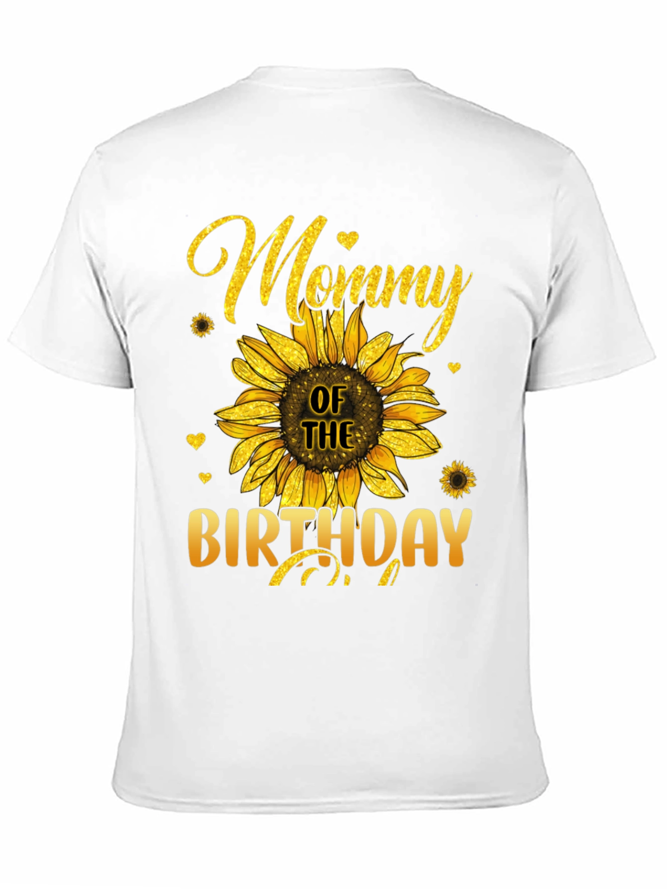 Mommy of the Birthday Girl Sunflower T-Shirt