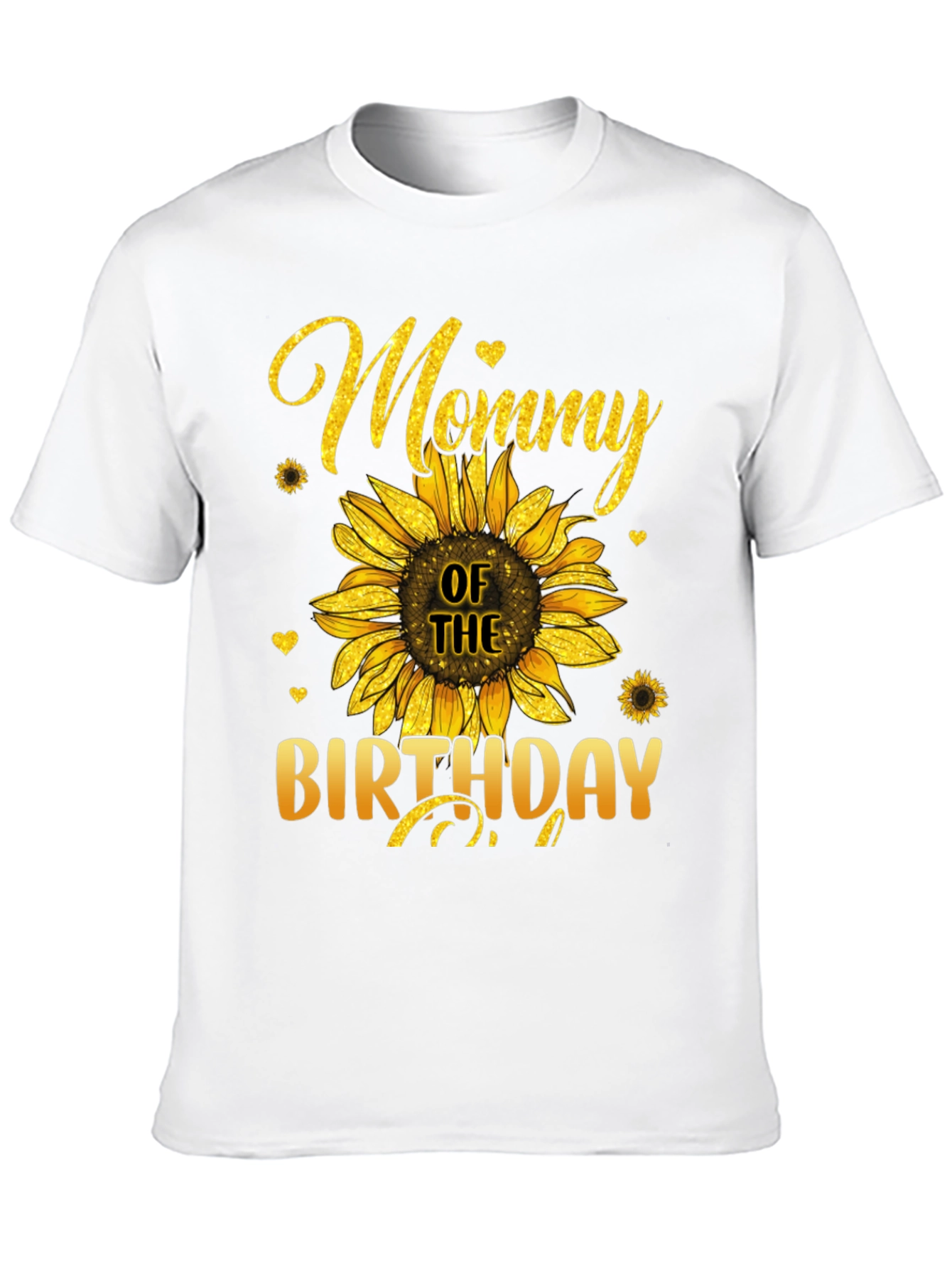 Mommy of the Birthday Girl Sunflower T-Shirt