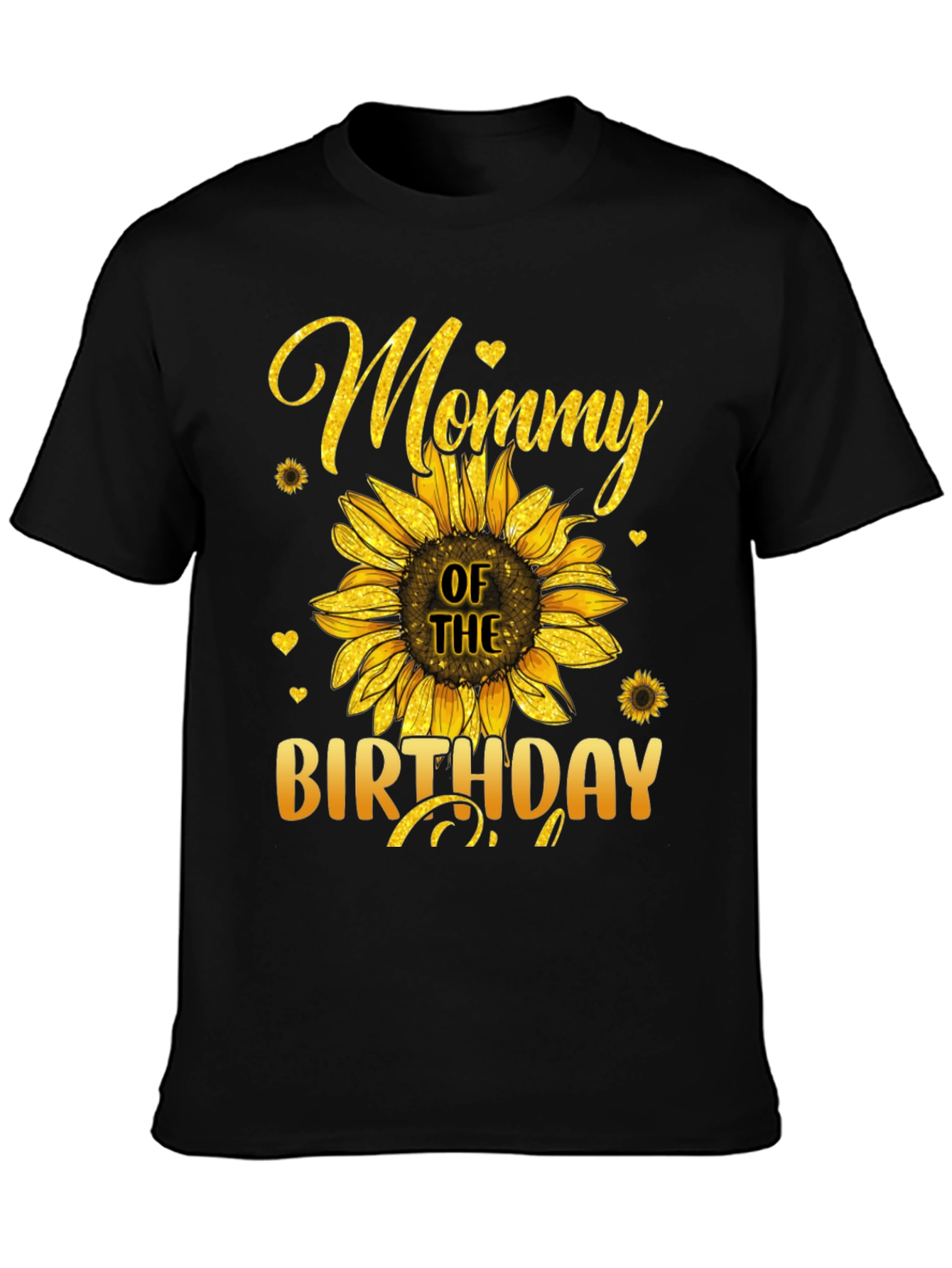 Mommy of the Birthday Girl Sunflower T-Shirt