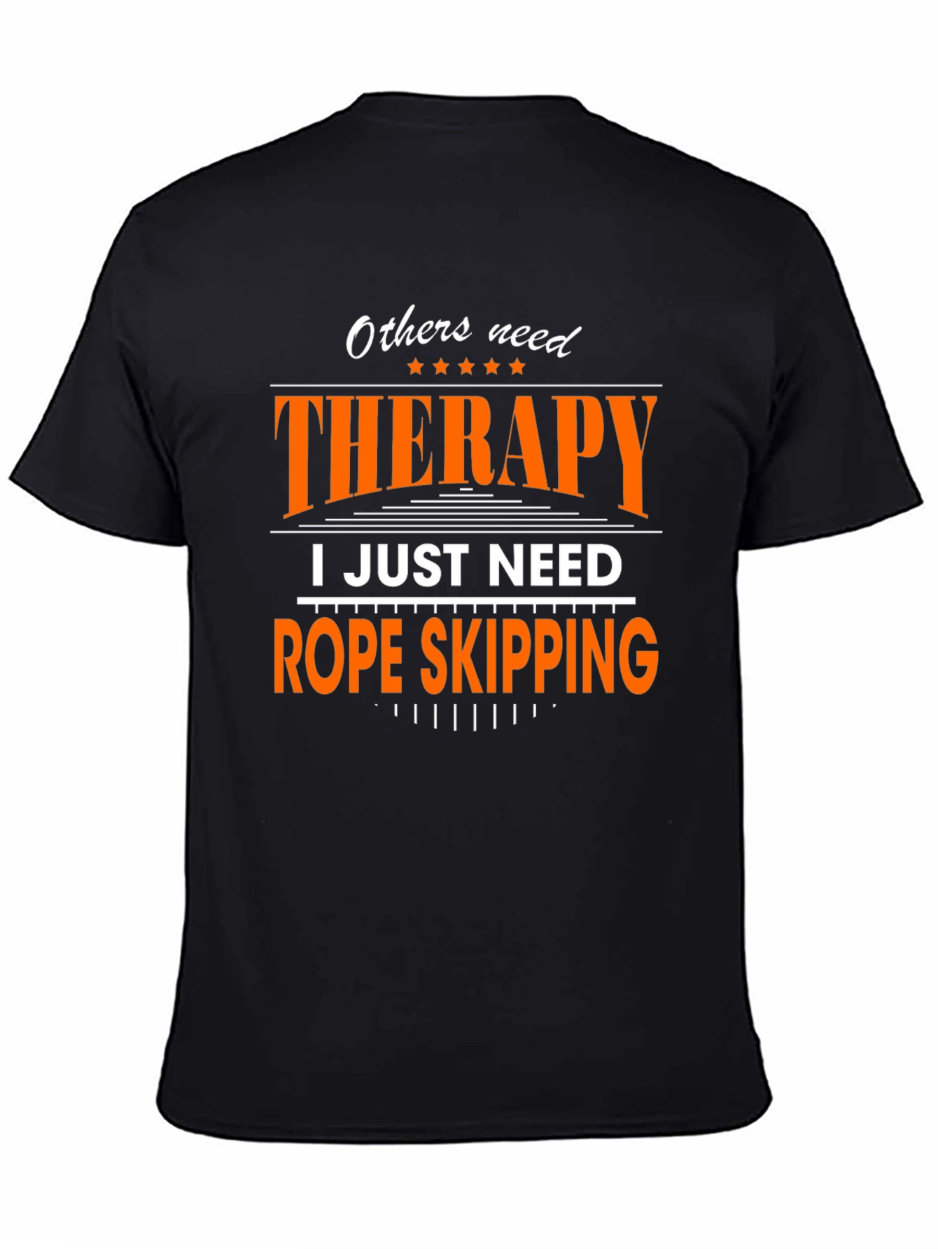 Therapy Rope Skipping Black T-Shirt