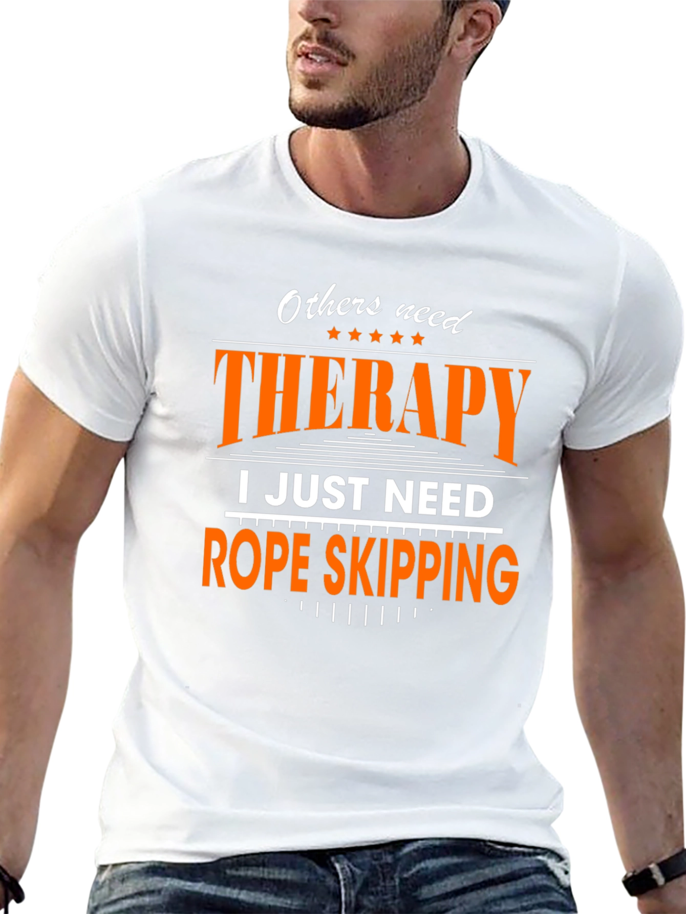 Therapy Rope Skipping Black T-Shirt