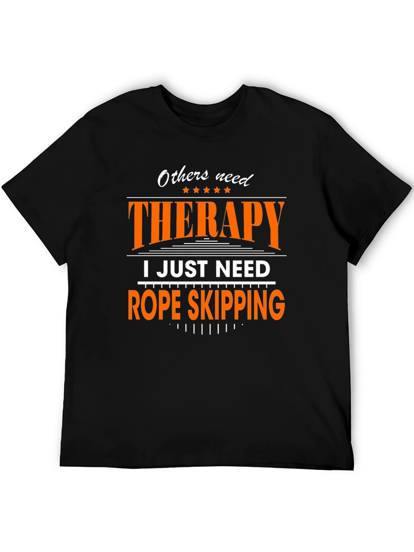 Therapy Rope Skipping Black T-Shirt