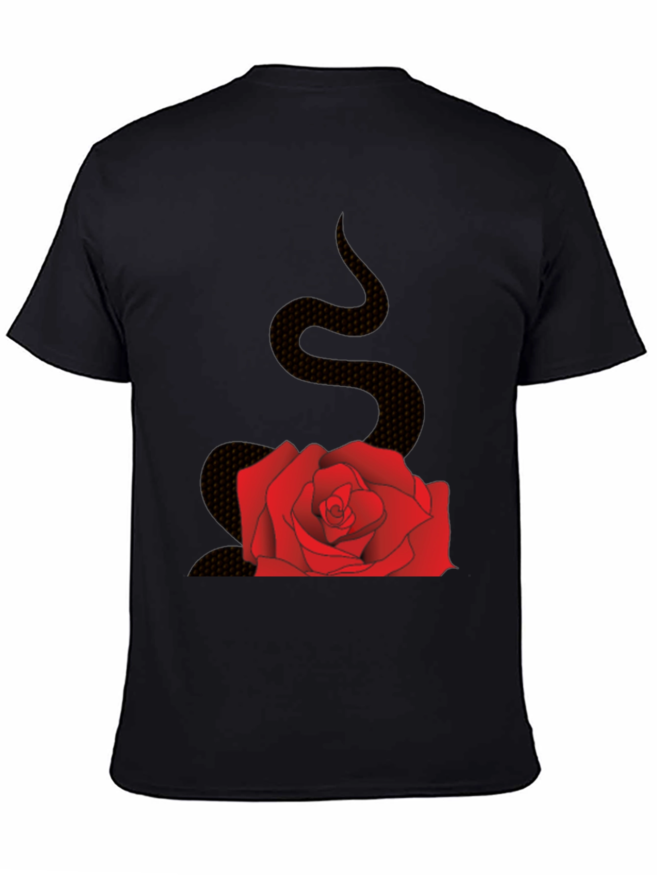Rose and Snake Graphic Tee