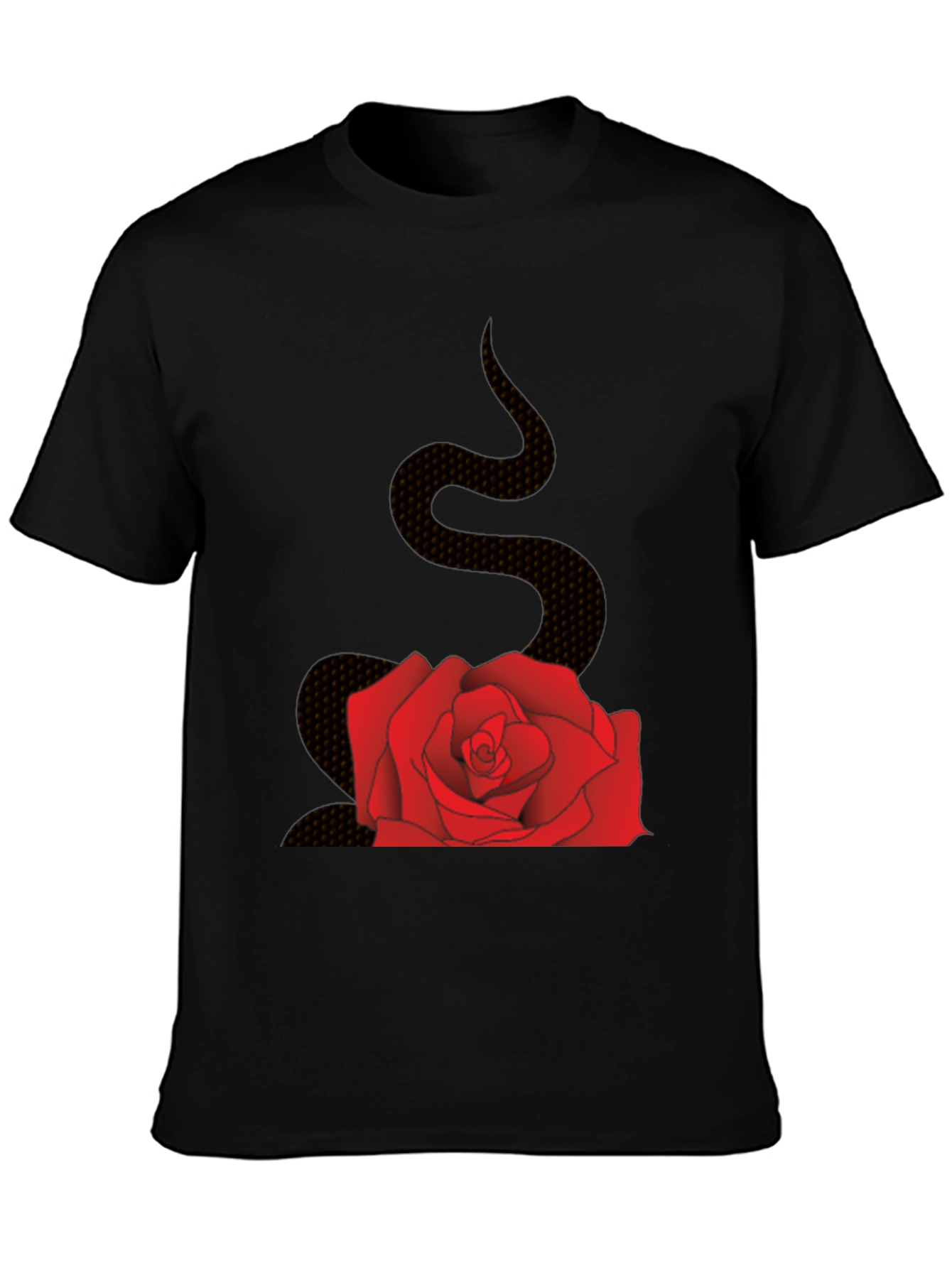 Rose and Snake Graphic Tee