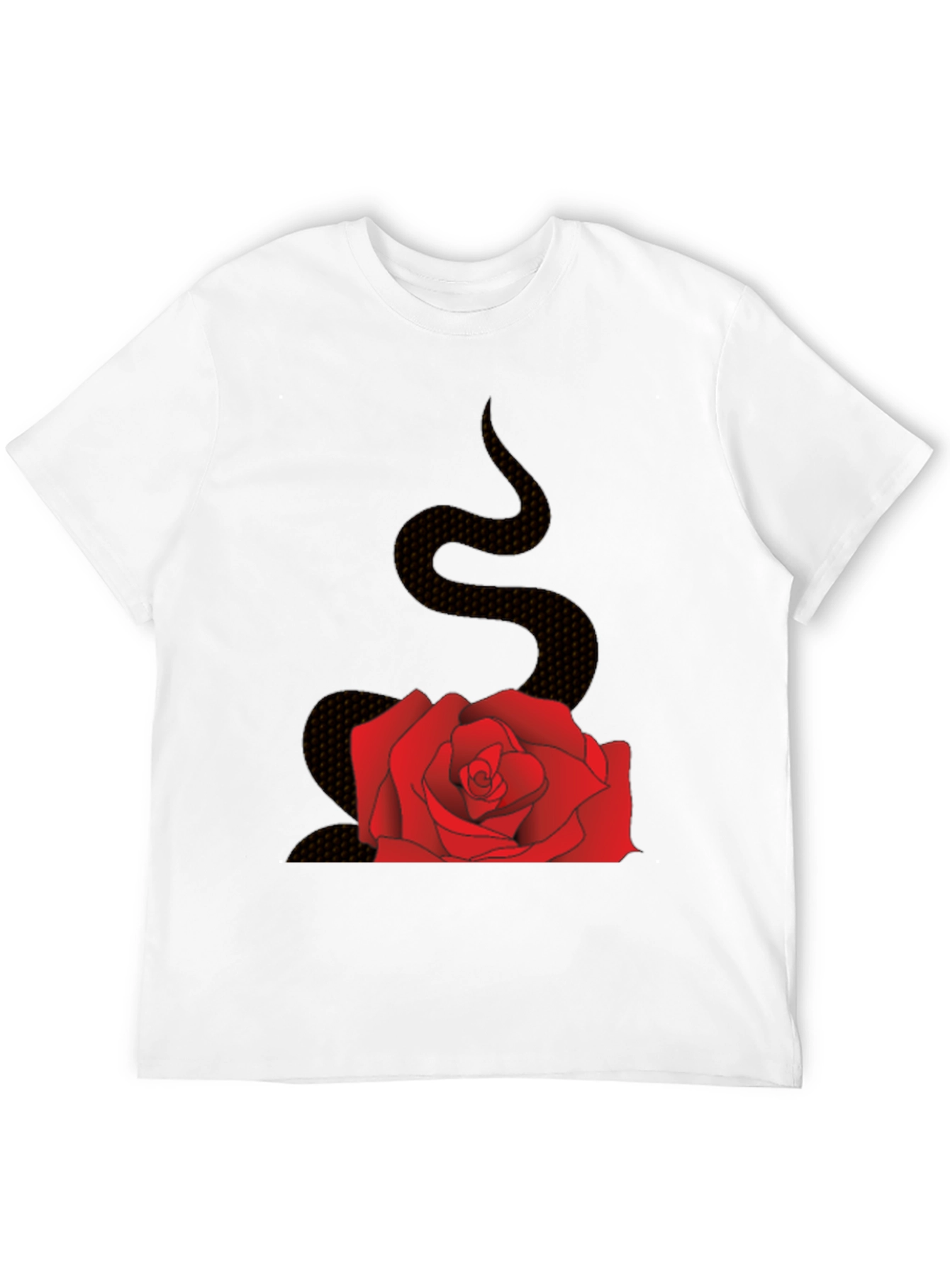 Rose and Snake Graphic Tee