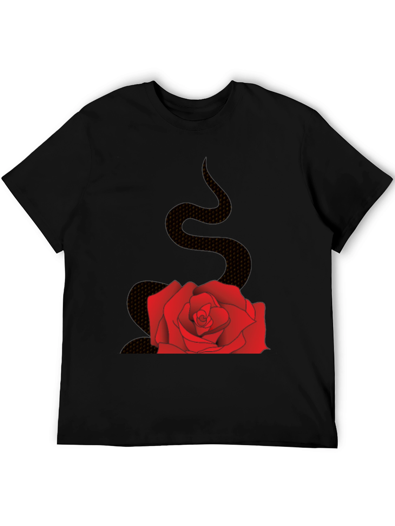 Rose and Snake Graphic Tee