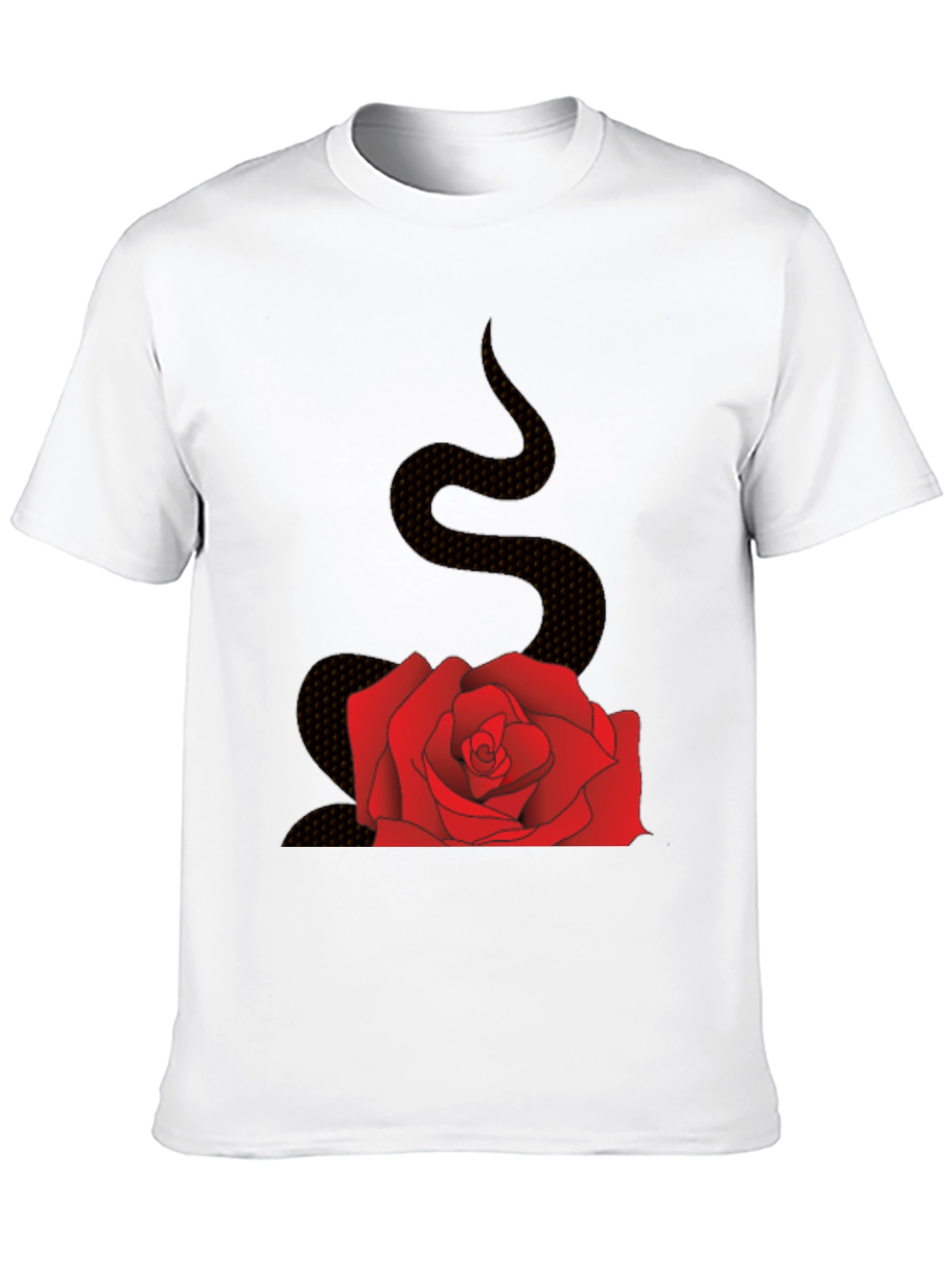 Rose and Snake Graphic Tee