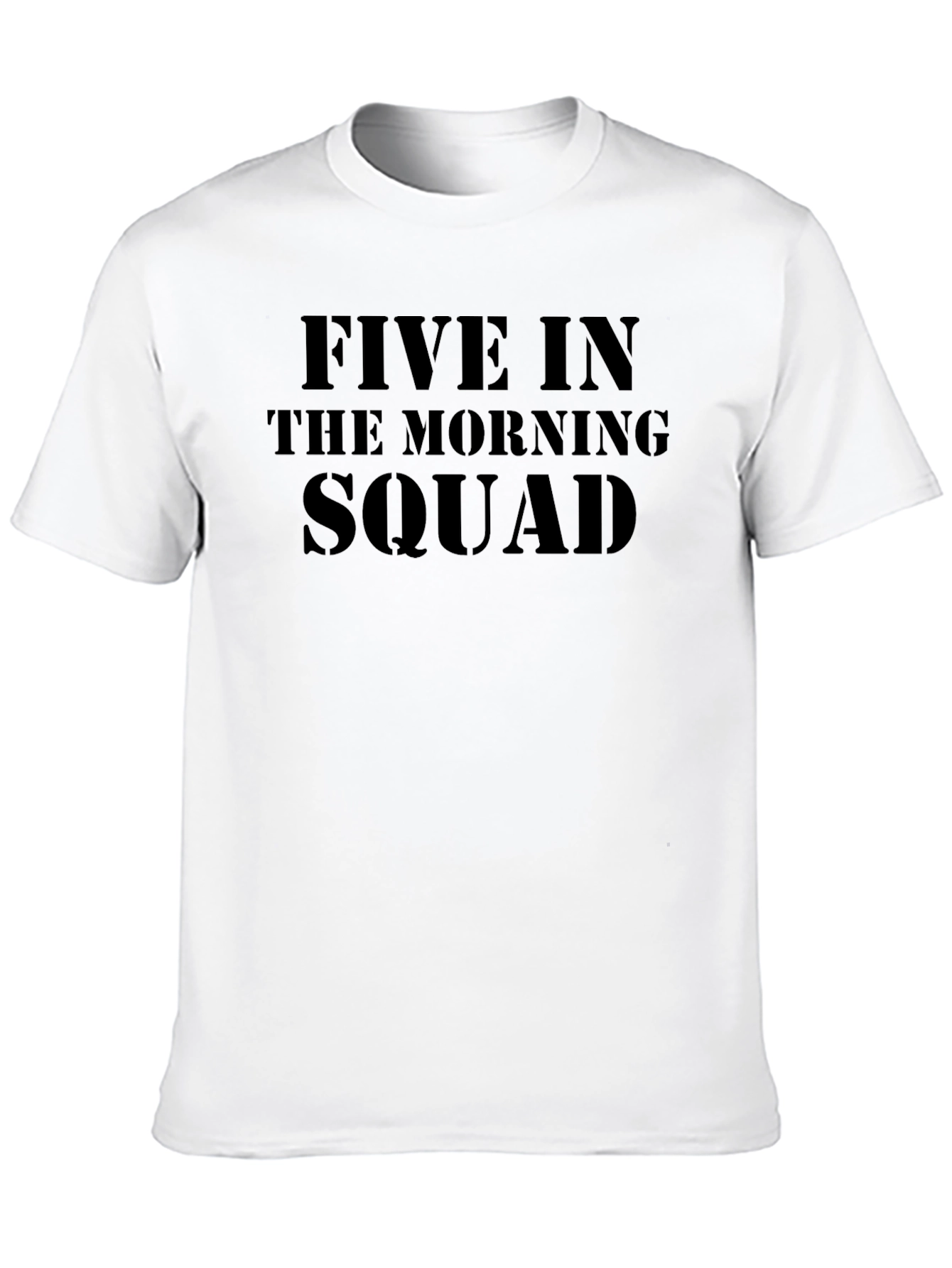 Five in the Morning Squad Black T-Shirt