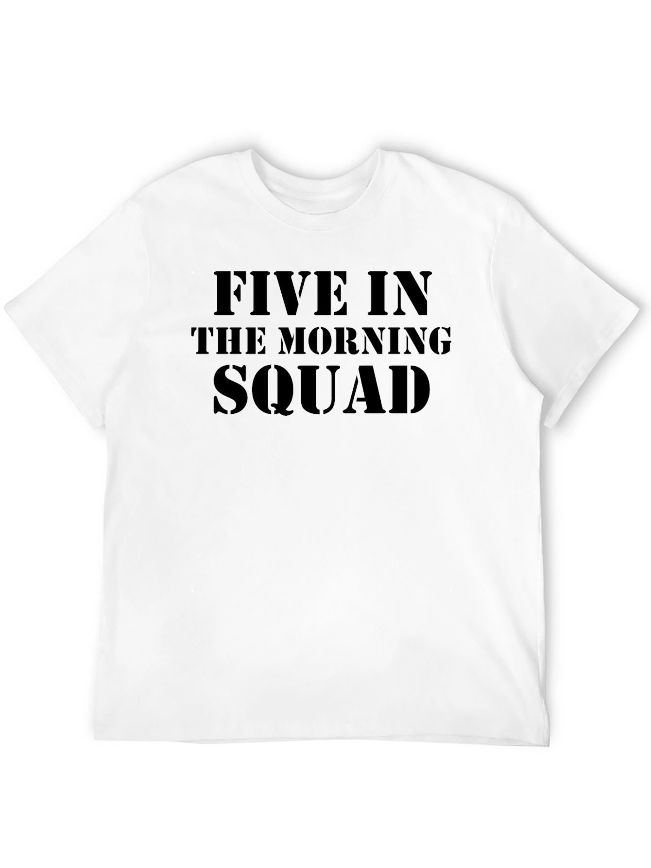 Five in the Morning Squad Black T-Shirt