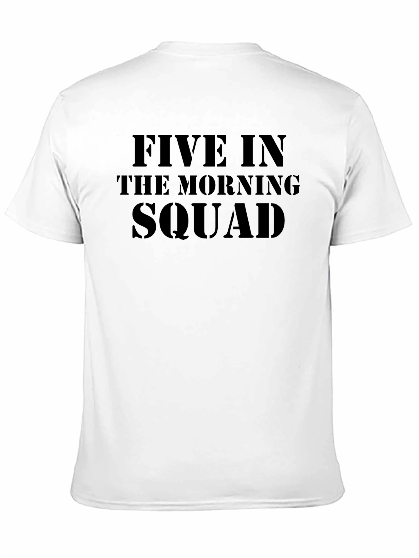 Five in the Morning Squad Black T-Shirt