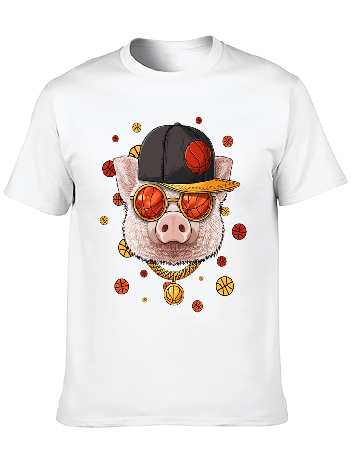 Basketball Pig Graphic Tee