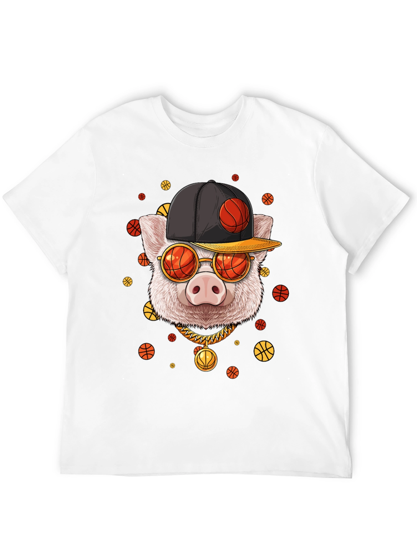 Basketball Pig Graphic Tee