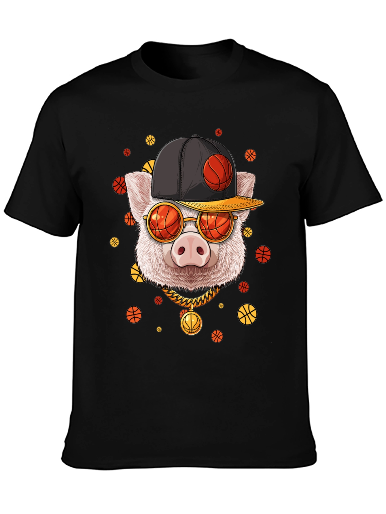Basketball Pig Graphic Tee