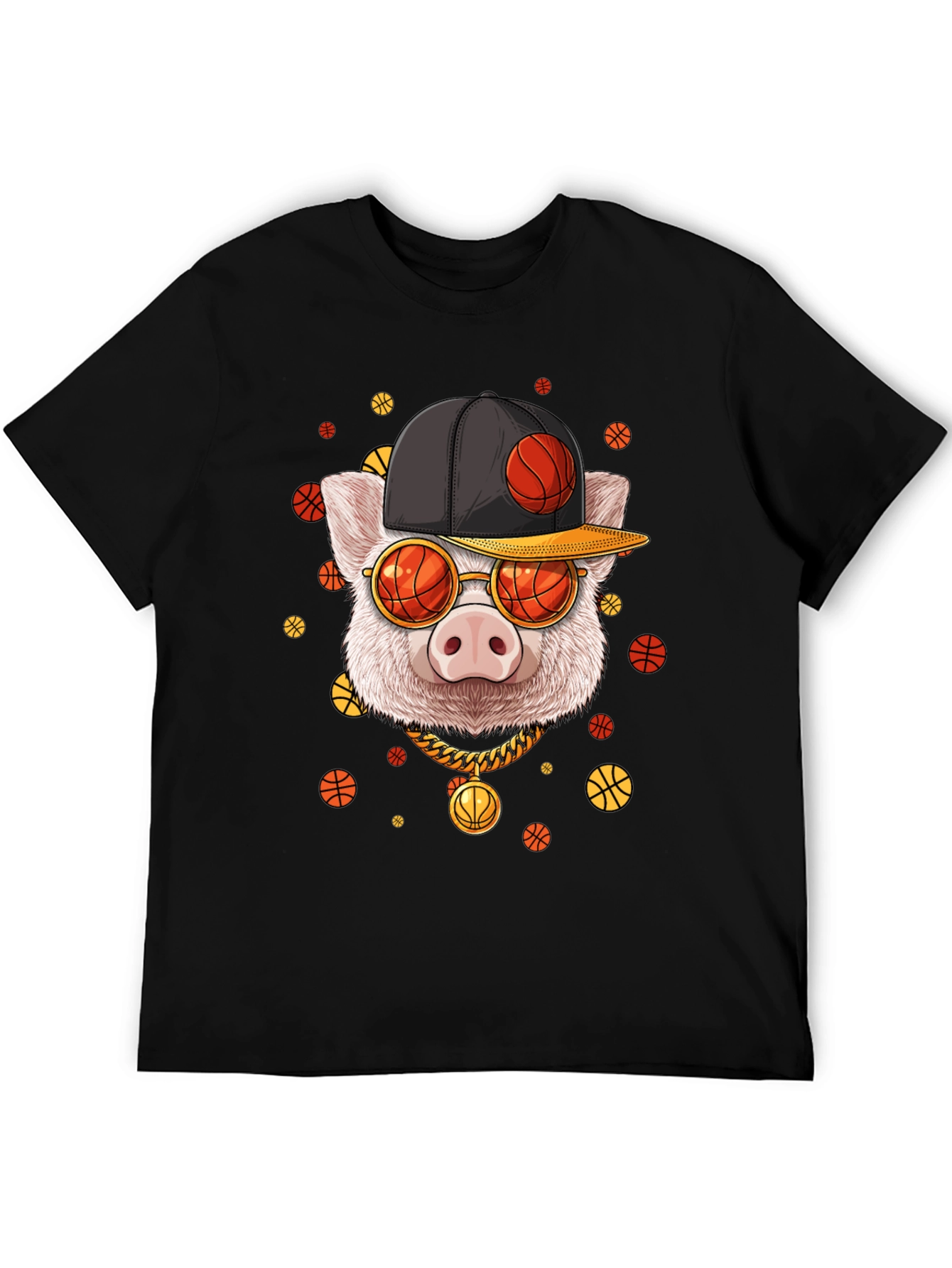 Basketball Pig Graphic Tee