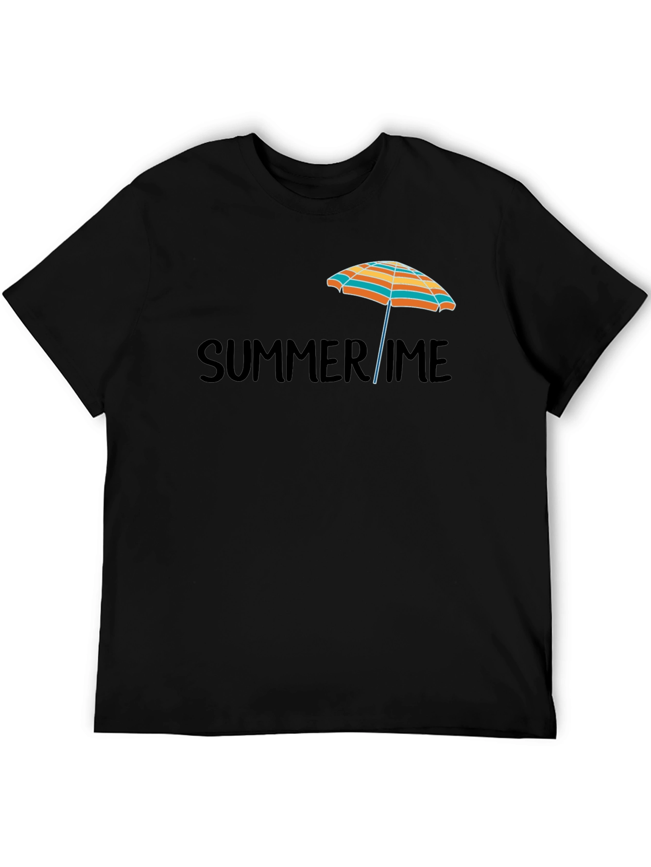Summertime Beach Umbrella Graphic T-Shirt