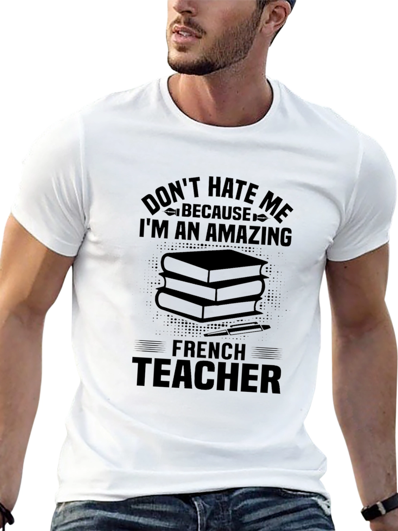 Amazing French Teacher Graphic T-Shirt