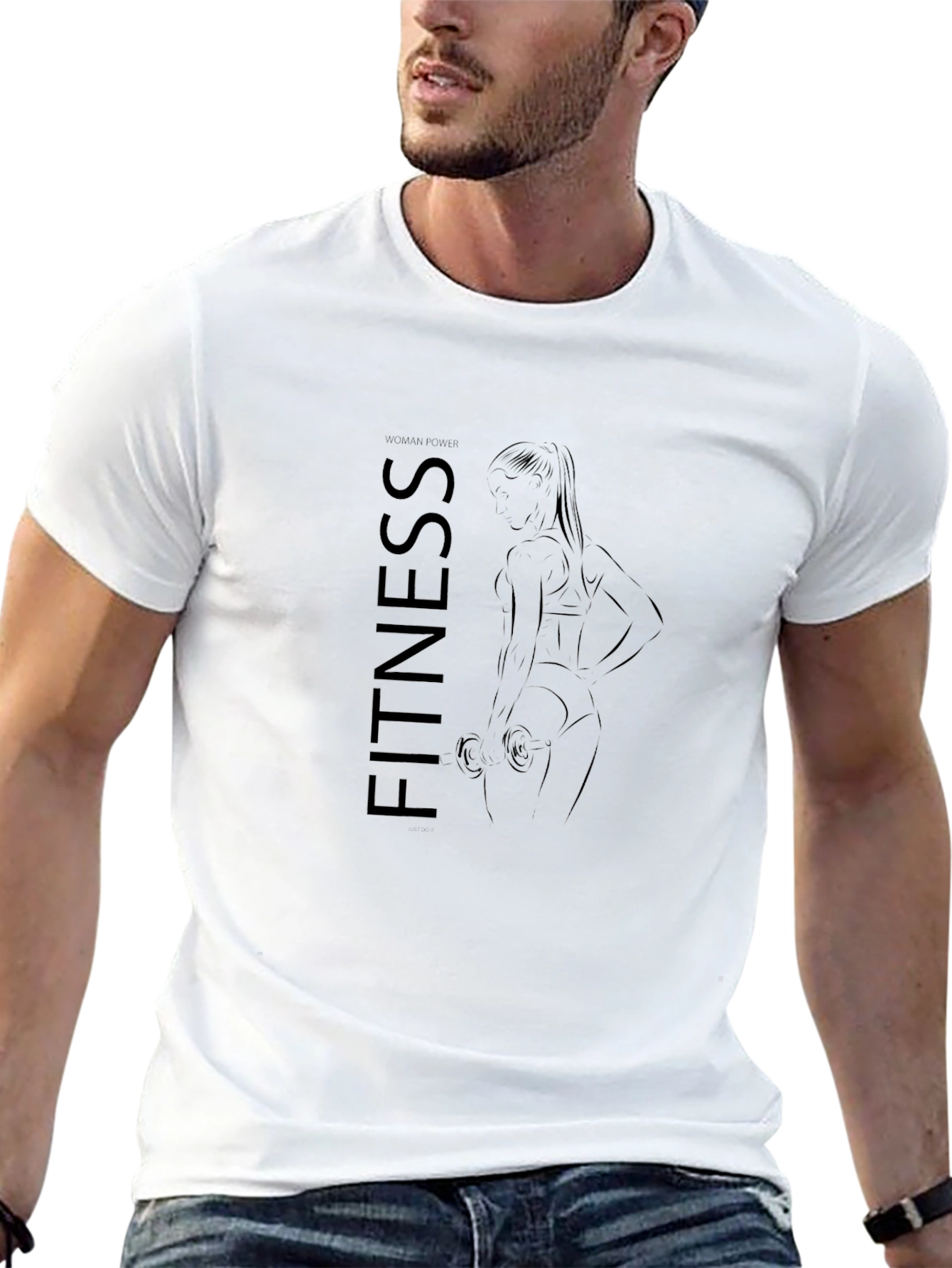 Fitness Graphic Tee - Gym Workout Apparel