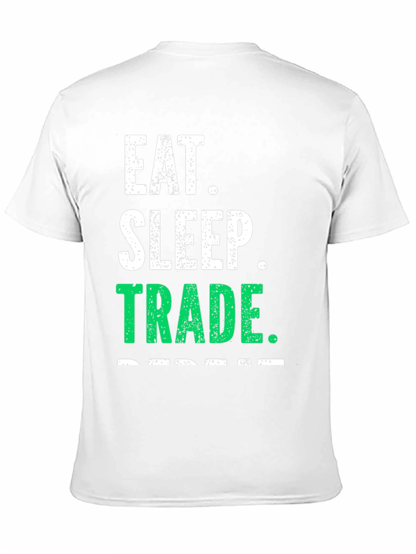 Eat Sleep Trade Repeat Black Graphic Tee