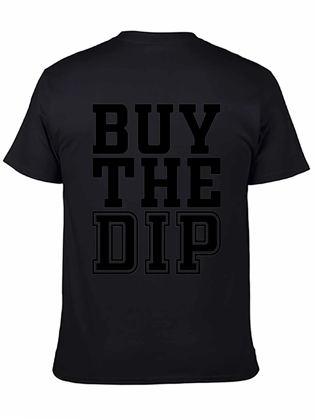 Buy the Dip Graphic Tee - Black Cotton