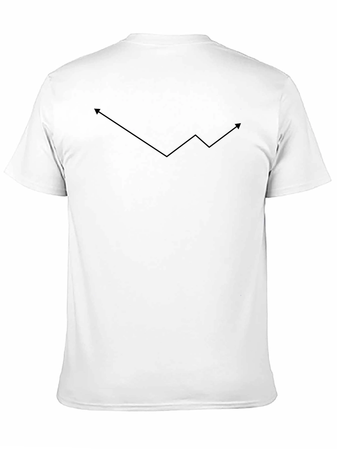 Trendline Tee: Up & Down Arrow Graph Shirt