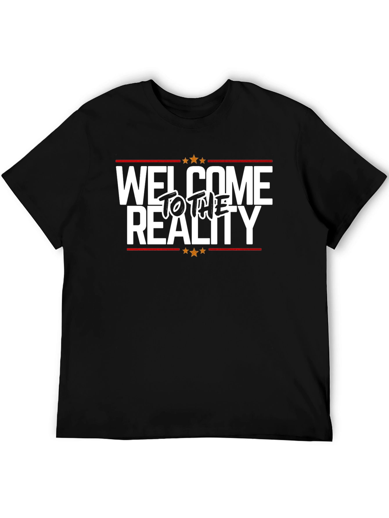 Welcome to the Reality Black Graphic Tee
