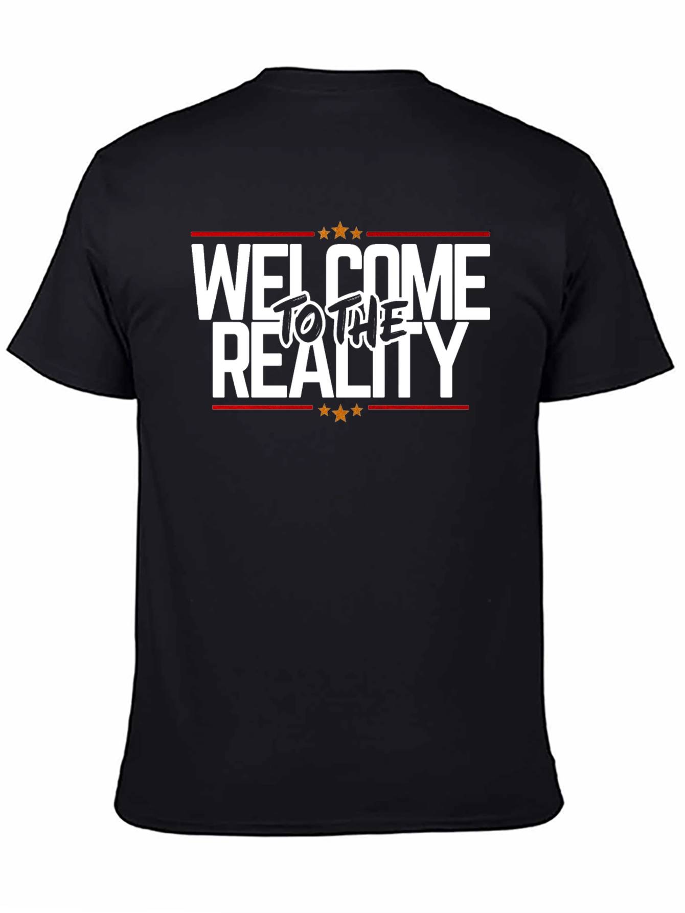 Welcome to the Reality Black Graphic Tee