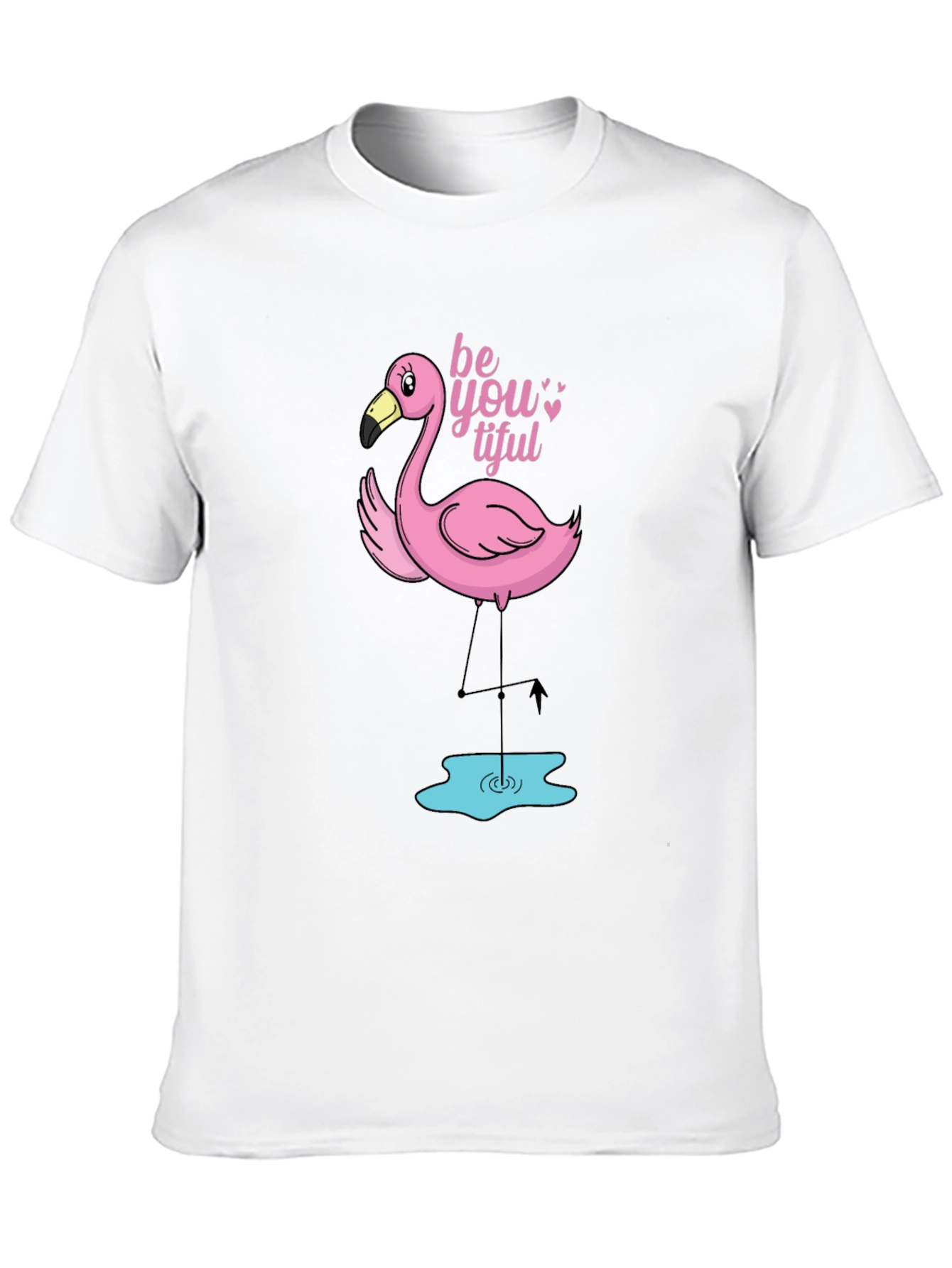 Be-YOU-tiful Flamingo Graphic Tee