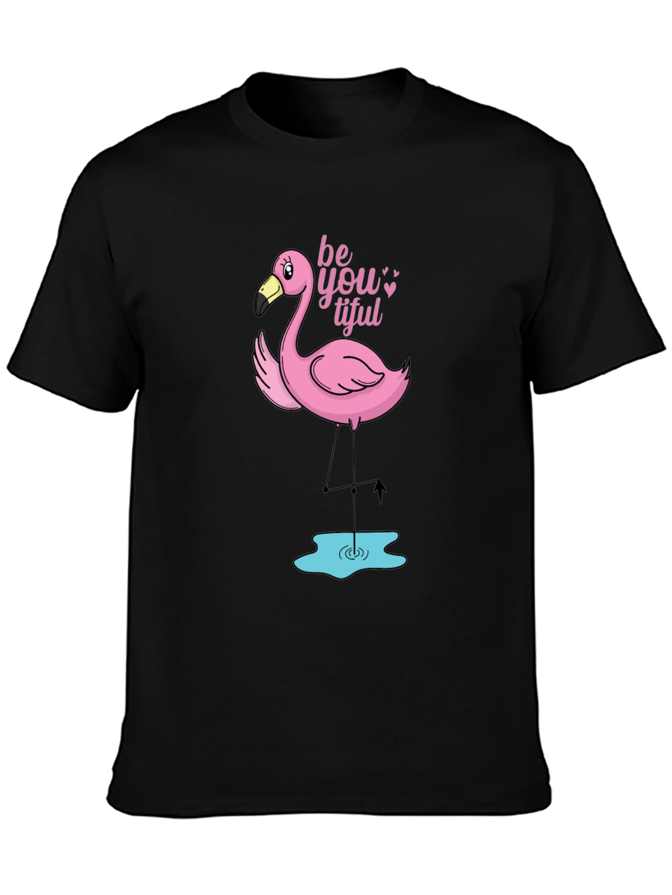 Be-YOU-tiful Flamingo Graphic Tee