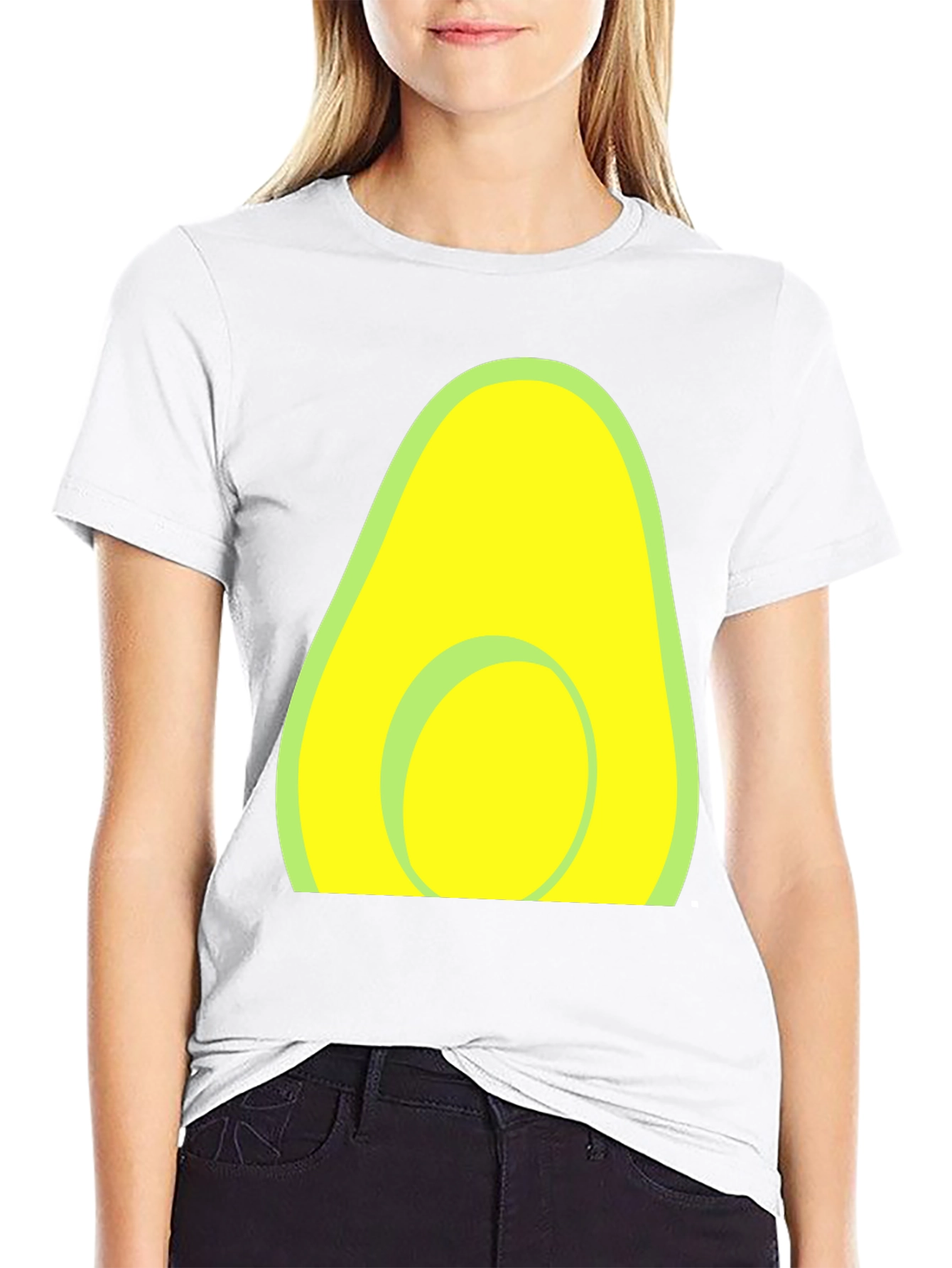 Avocado Graphic Tee - Casual Comfort