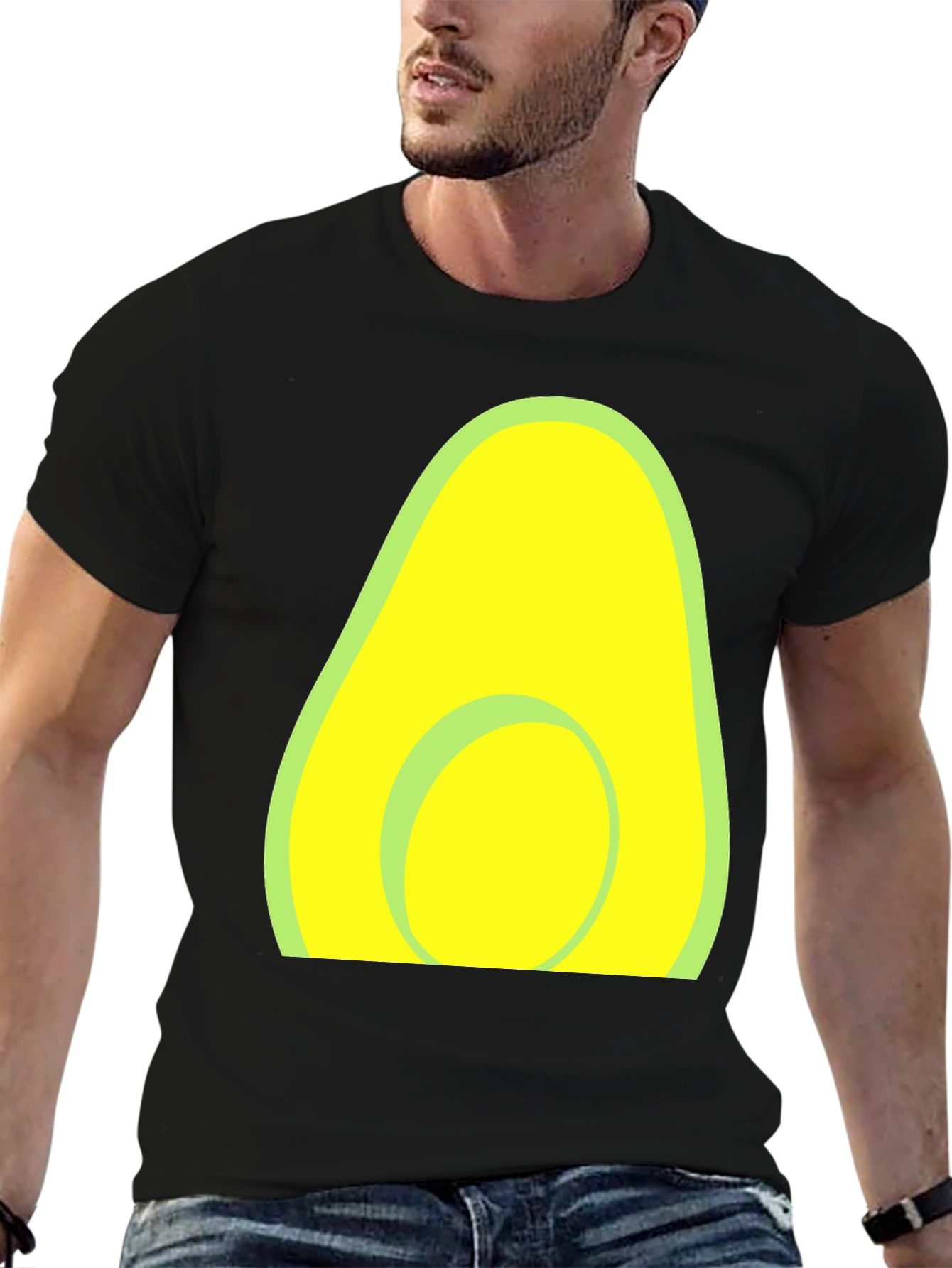 Avocado Graphic Tee - Casual Comfort