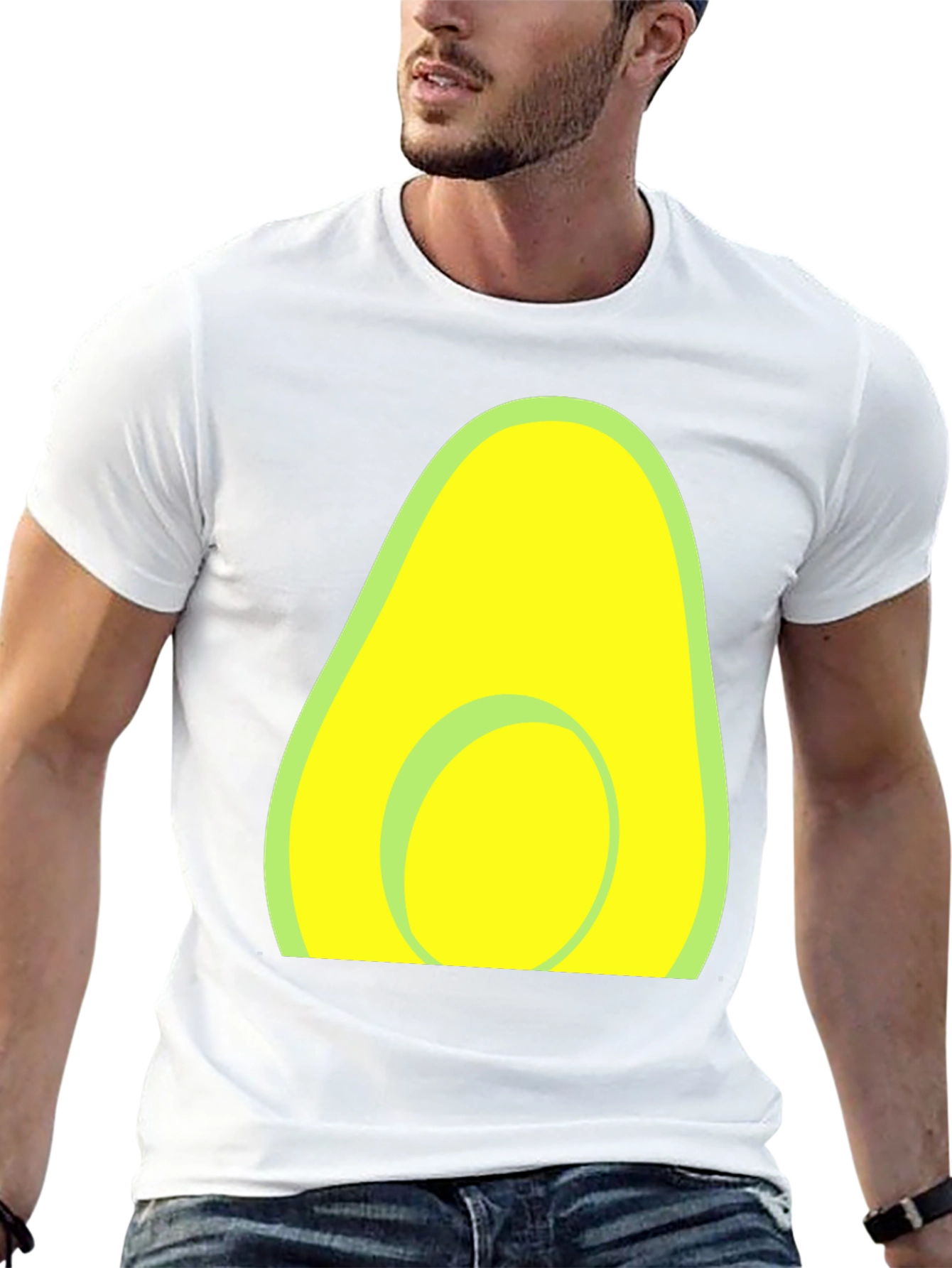 Avocado Graphic Tee - Casual Comfort