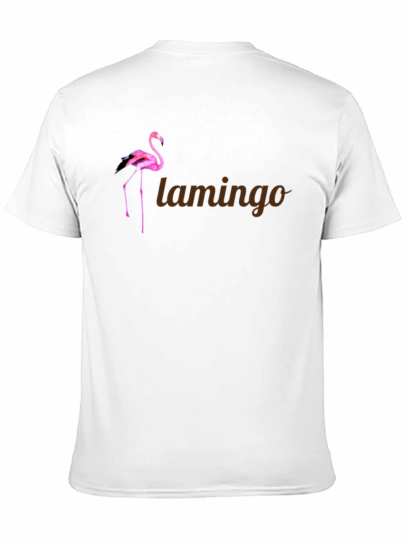Flamingo Graphic Tee - Stylish Mens Black T-Shirt