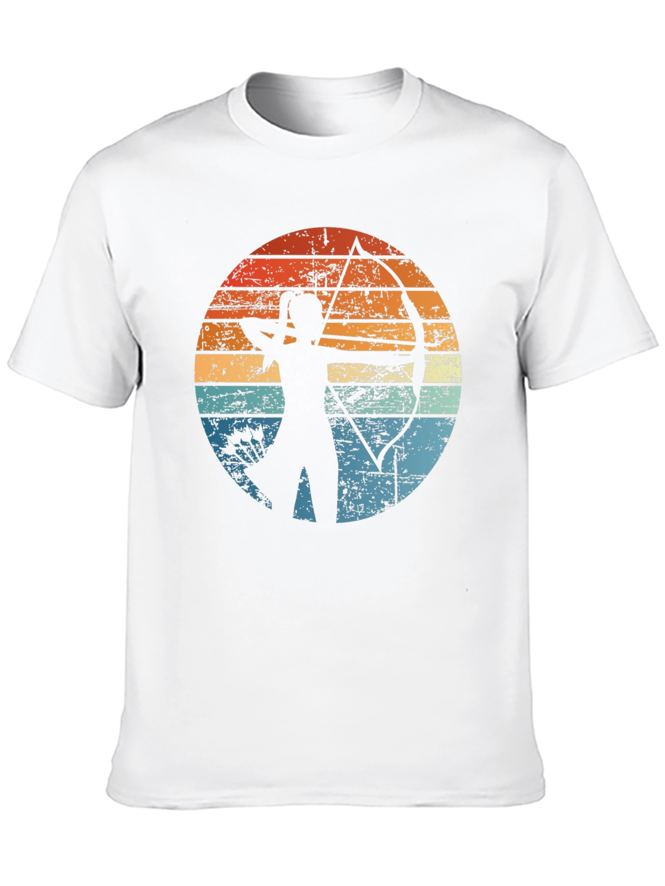 Archery Sunset Graphic Tee | Retro Style
