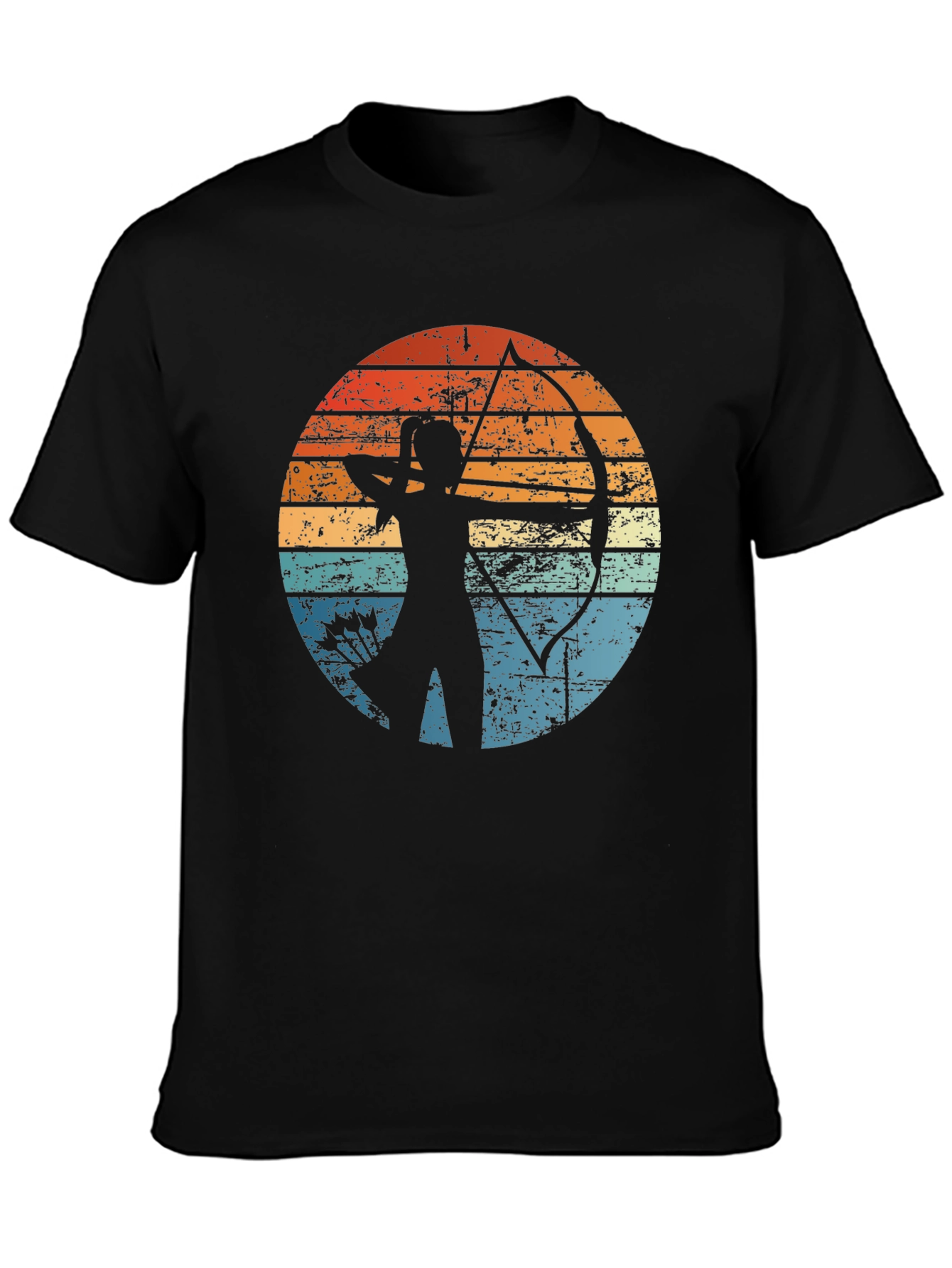 Archery Sunset Graphic Tee | Retro Style