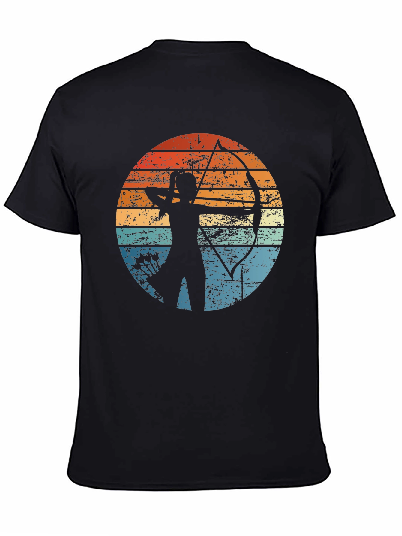 Archery Sunset Graphic Tee | Retro Style